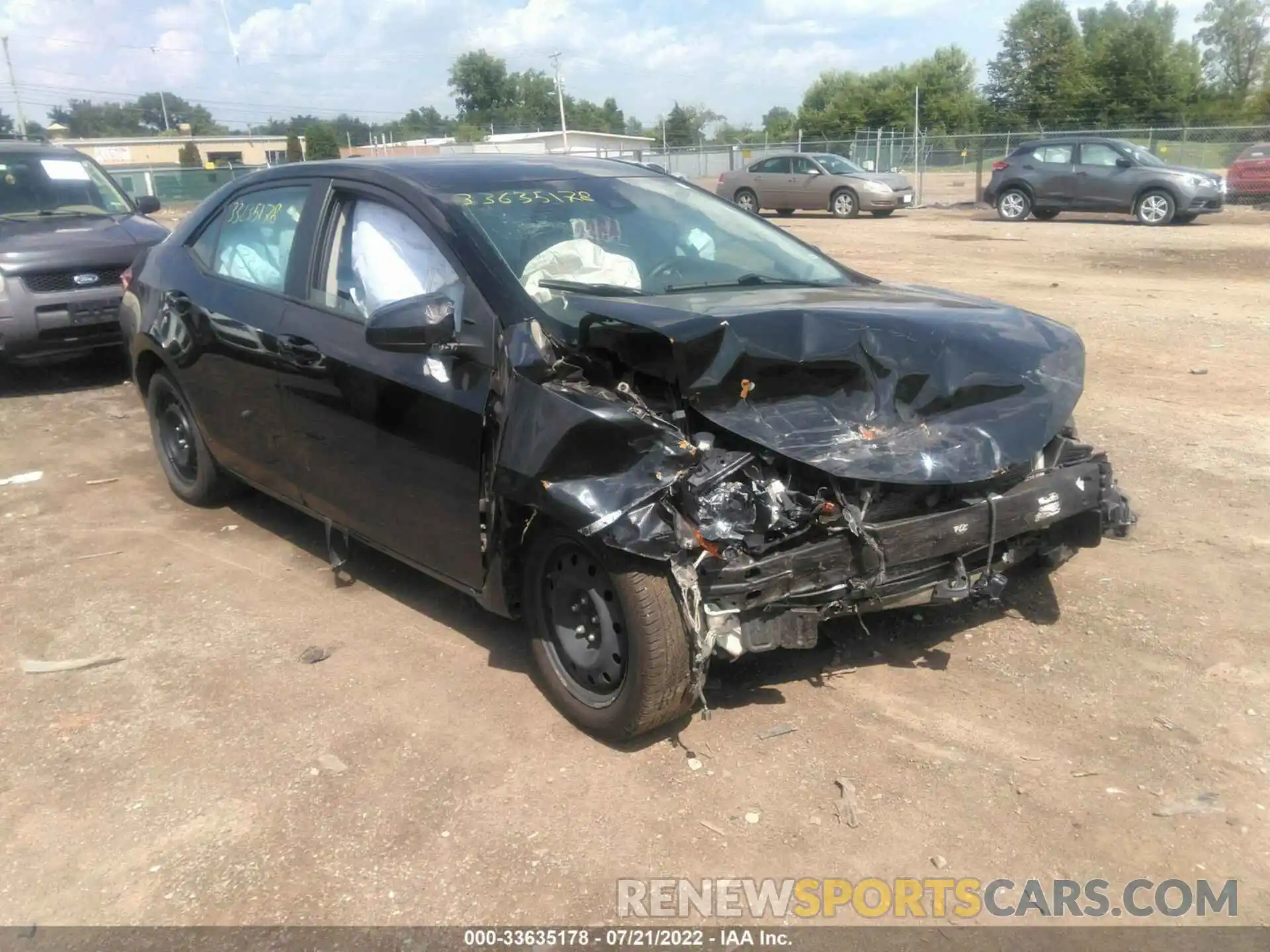 6 Photograph of a damaged car 2T1BURHE9KC192092 TOYOTA COROLLA 2019