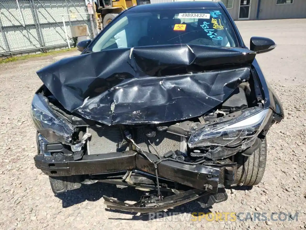 7 Photograph of a damaged car 2T1BURHE9KC192593 TOYOTA COROLLA 2019