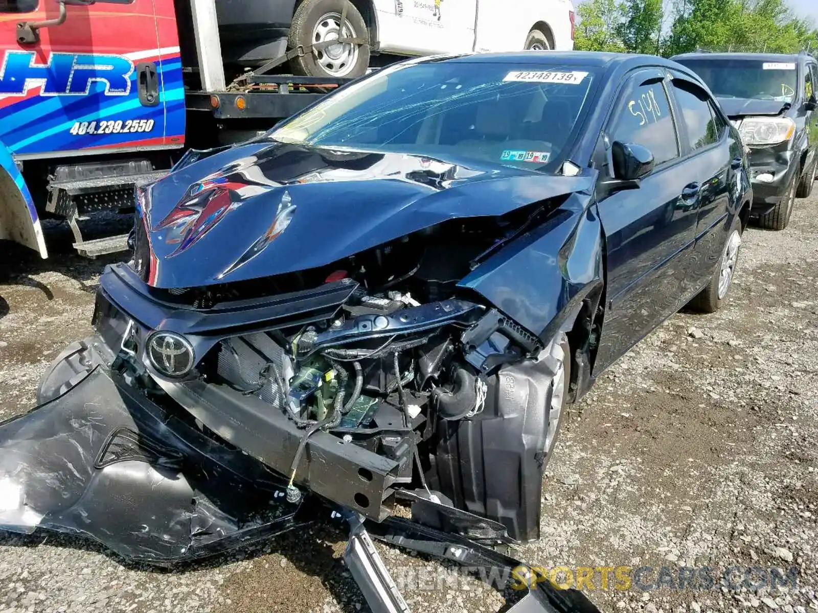 2 Photograph of a damaged car 2T1BURHE9KC192903 TOYOTA COROLLA 2019