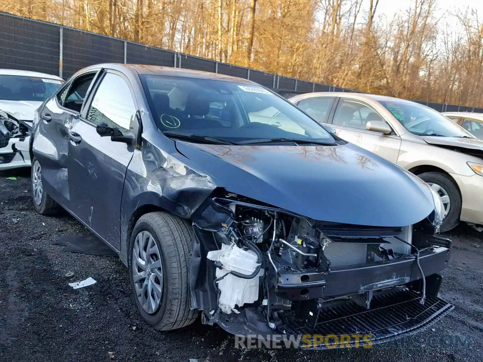 1 Photograph of a damaged car 2T1BURHE9KC193730 TOYOTA COROLLA 2019