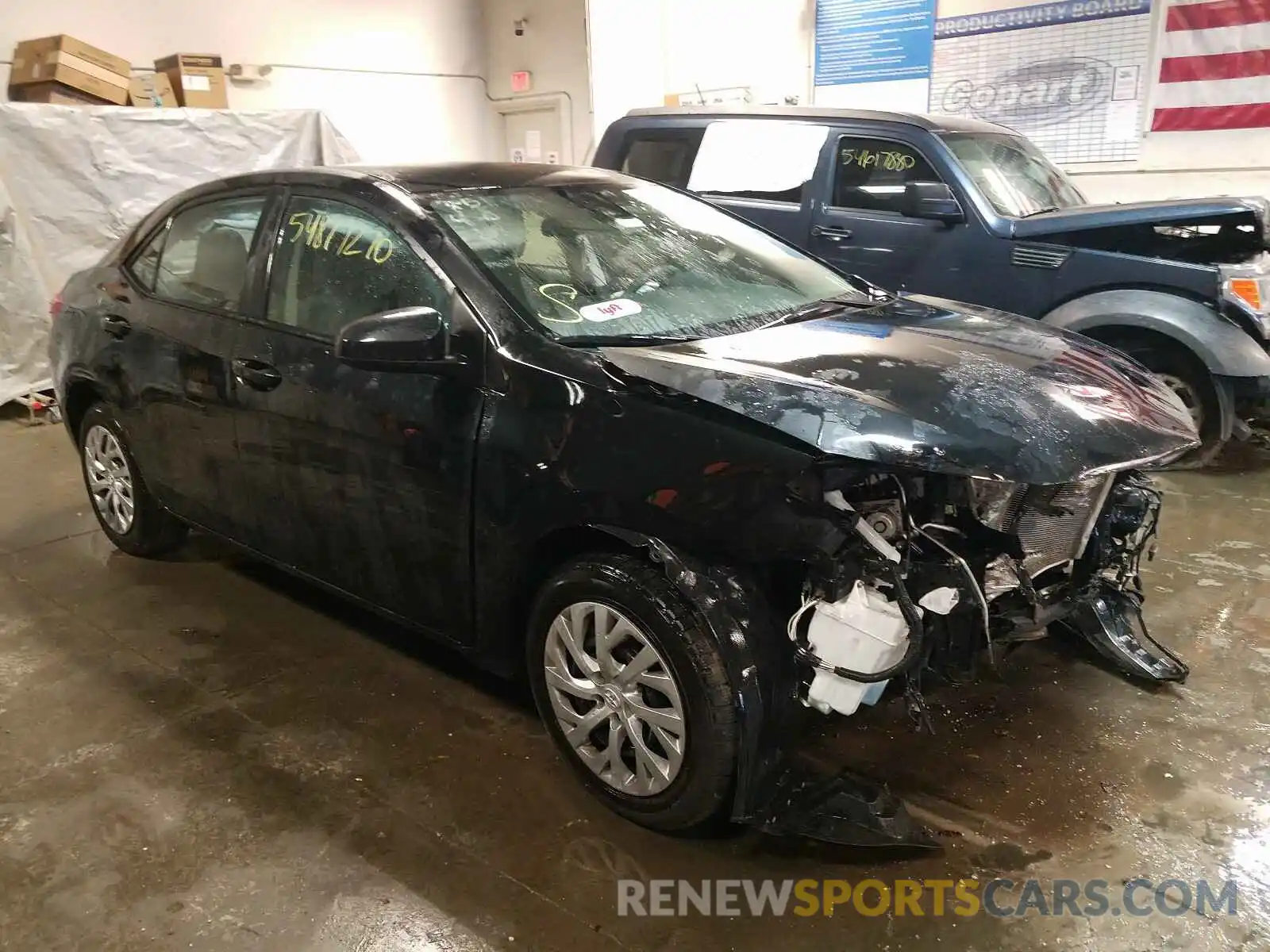 1 Photograph of a damaged car 2T1BURHE9KC194201 TOYOTA COROLLA 2019