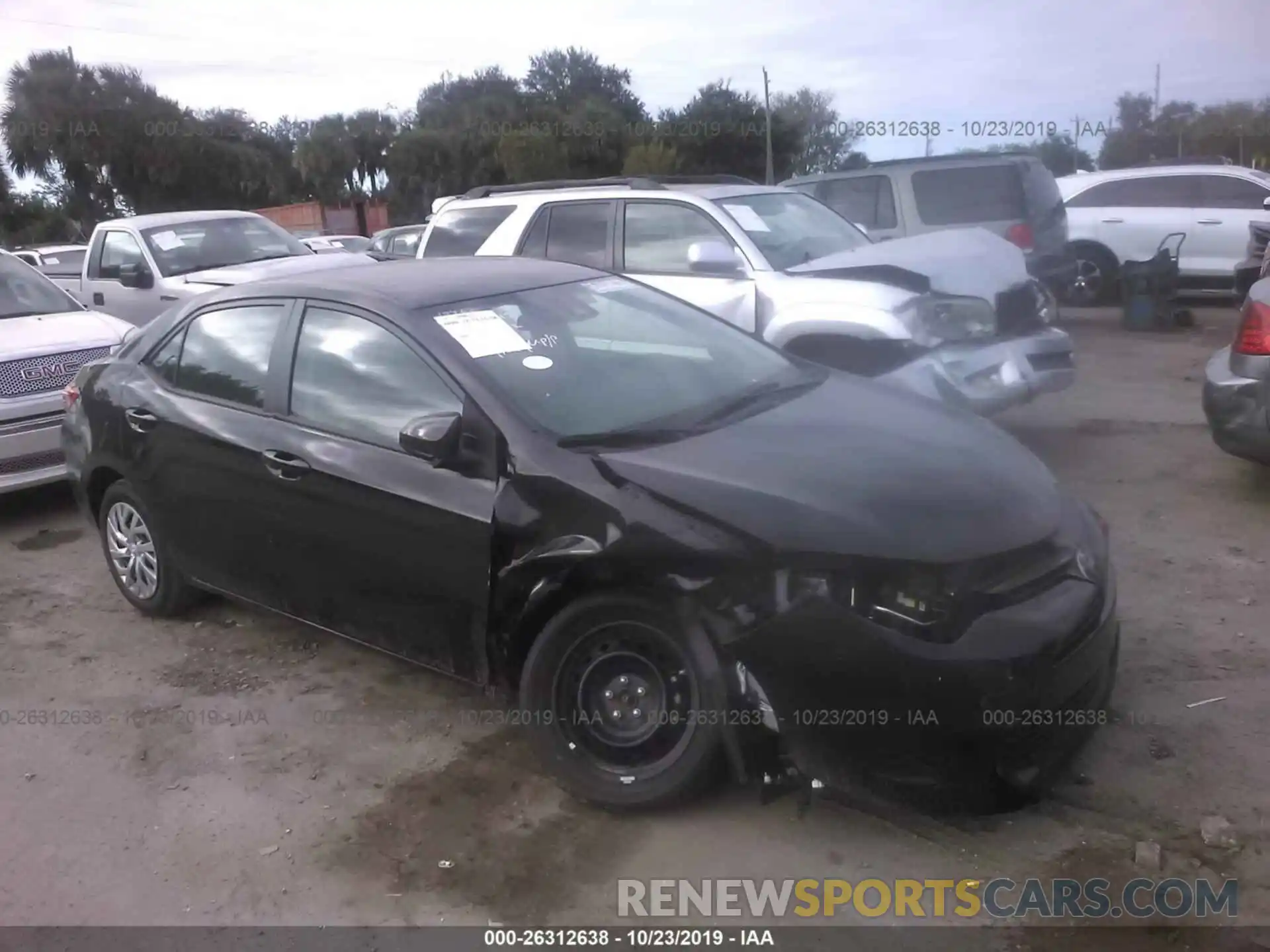 1 Photograph of a damaged car 2T1BURHE9KC194621 TOYOTA COROLLA 2019