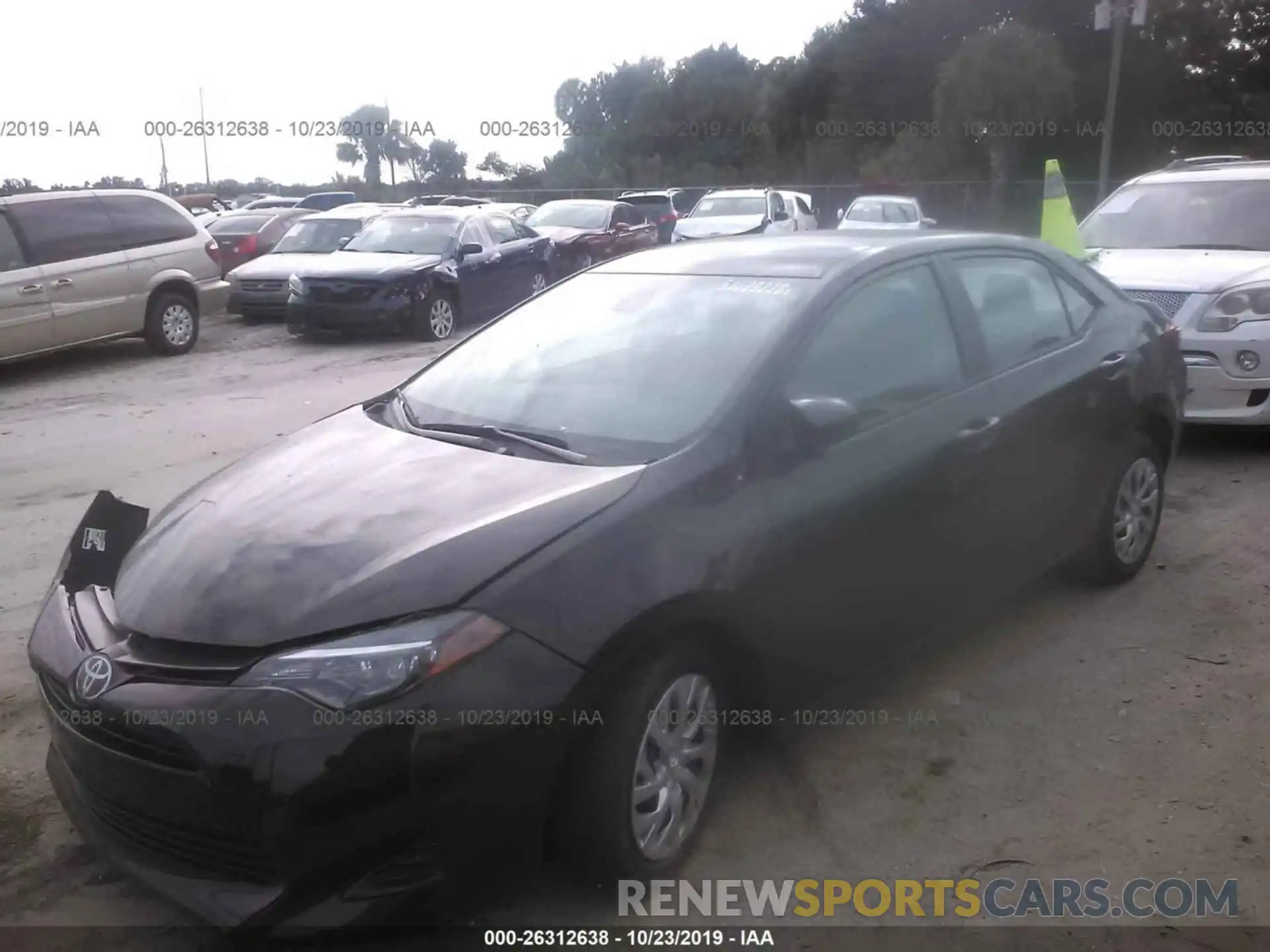 2 Photograph of a damaged car 2T1BURHE9KC194621 TOYOTA COROLLA 2019