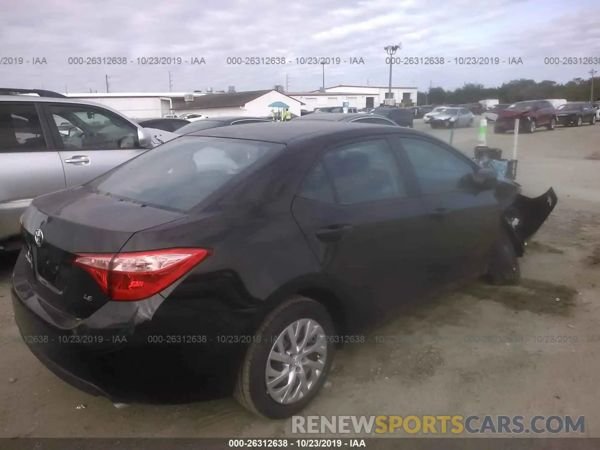 4 Photograph of a damaged car 2T1BURHE9KC194621 TOYOTA COROLLA 2019