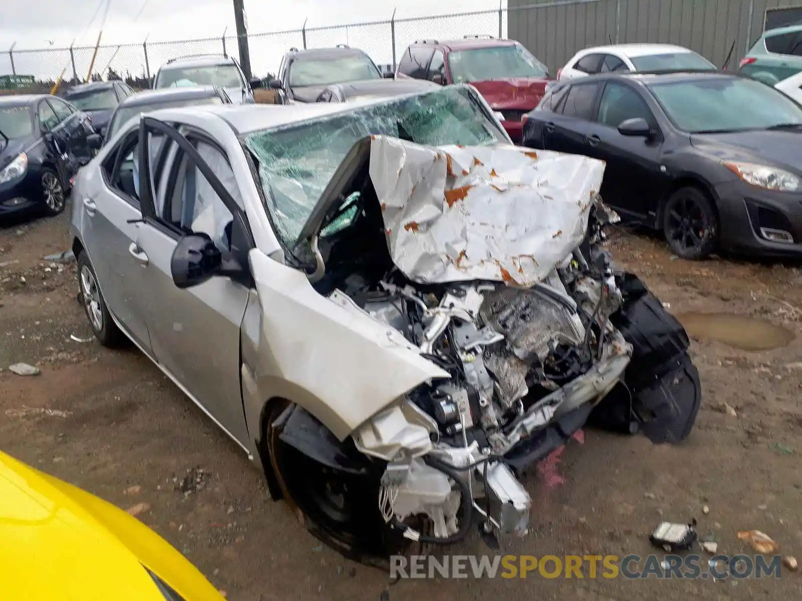 1 Фотография поврежденного автомобиля 2T1BURHE9KC195851 TOYOTA COROLLA 2019