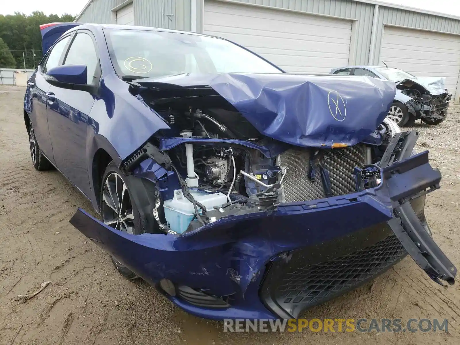 1 Photograph of a damaged car 2T1BURHE9KC196076 TOYOTA COROLLA 2019