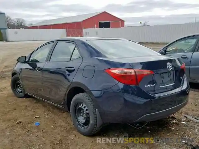 3 Photograph of a damaged car 2T1BURHE9KC196403 TOYOTA COROLLA 2019