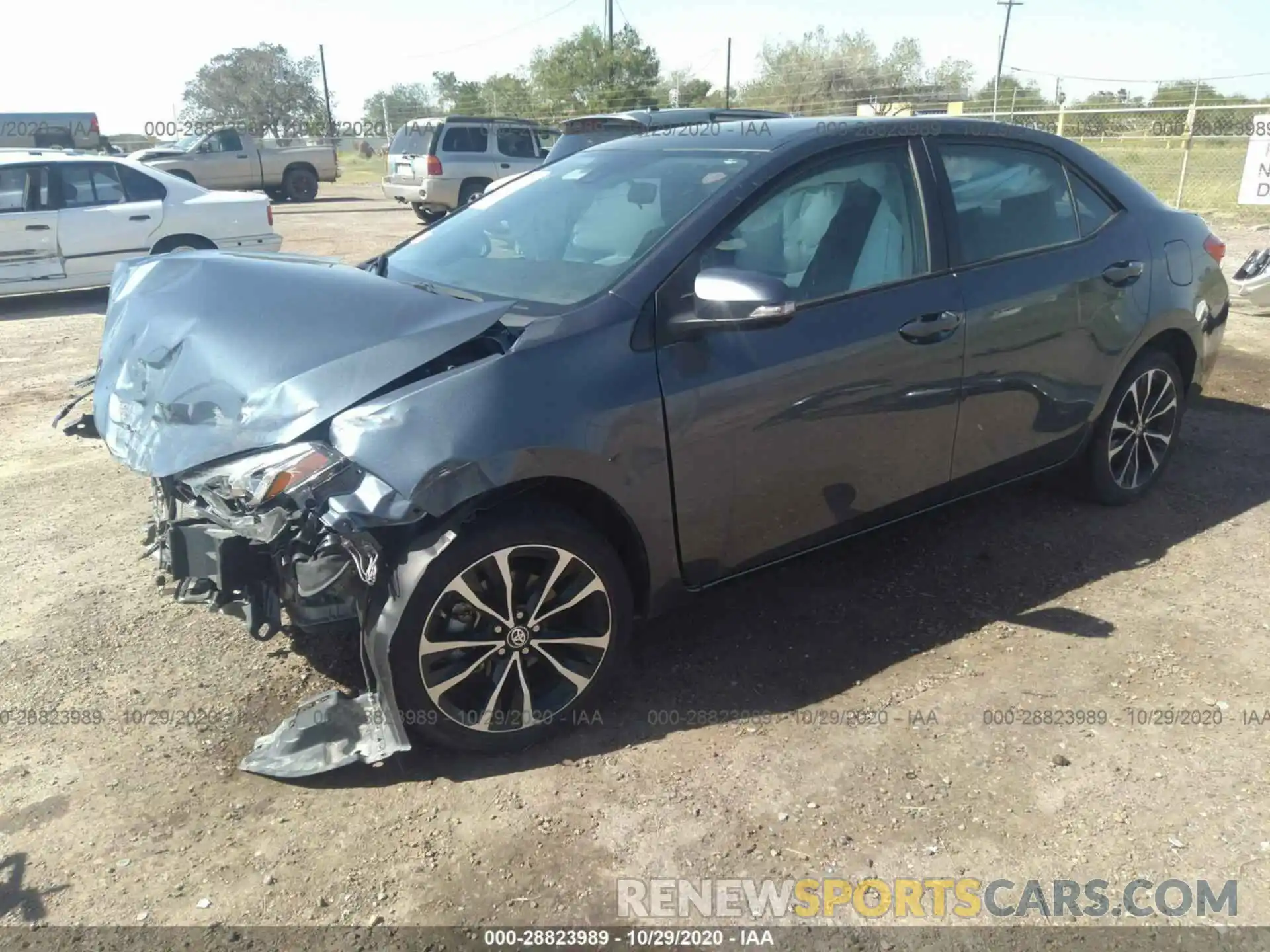 2 Photograph of a damaged car 2T1BURHE9KC197020 TOYOTA COROLLA 2019