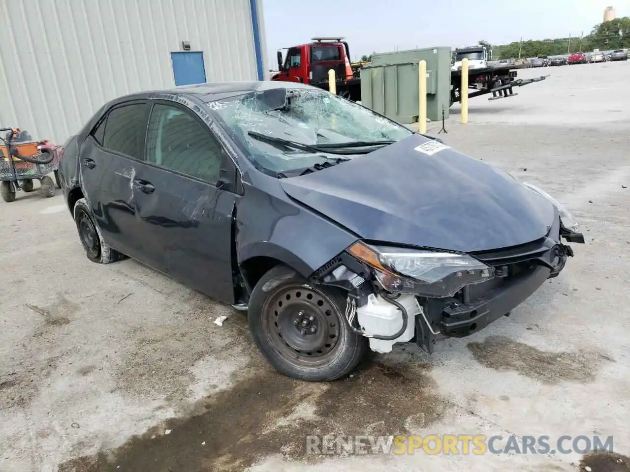 1 Photograph of a damaged car 2T1BURHE9KC198541 TOYOTA COROLLA 2019