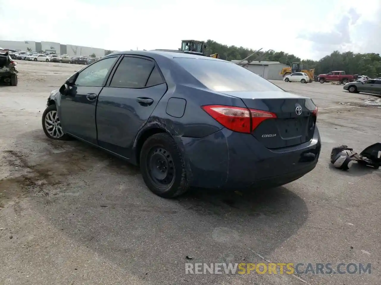 3 Photograph of a damaged car 2T1BURHE9KC198541 TOYOTA COROLLA 2019