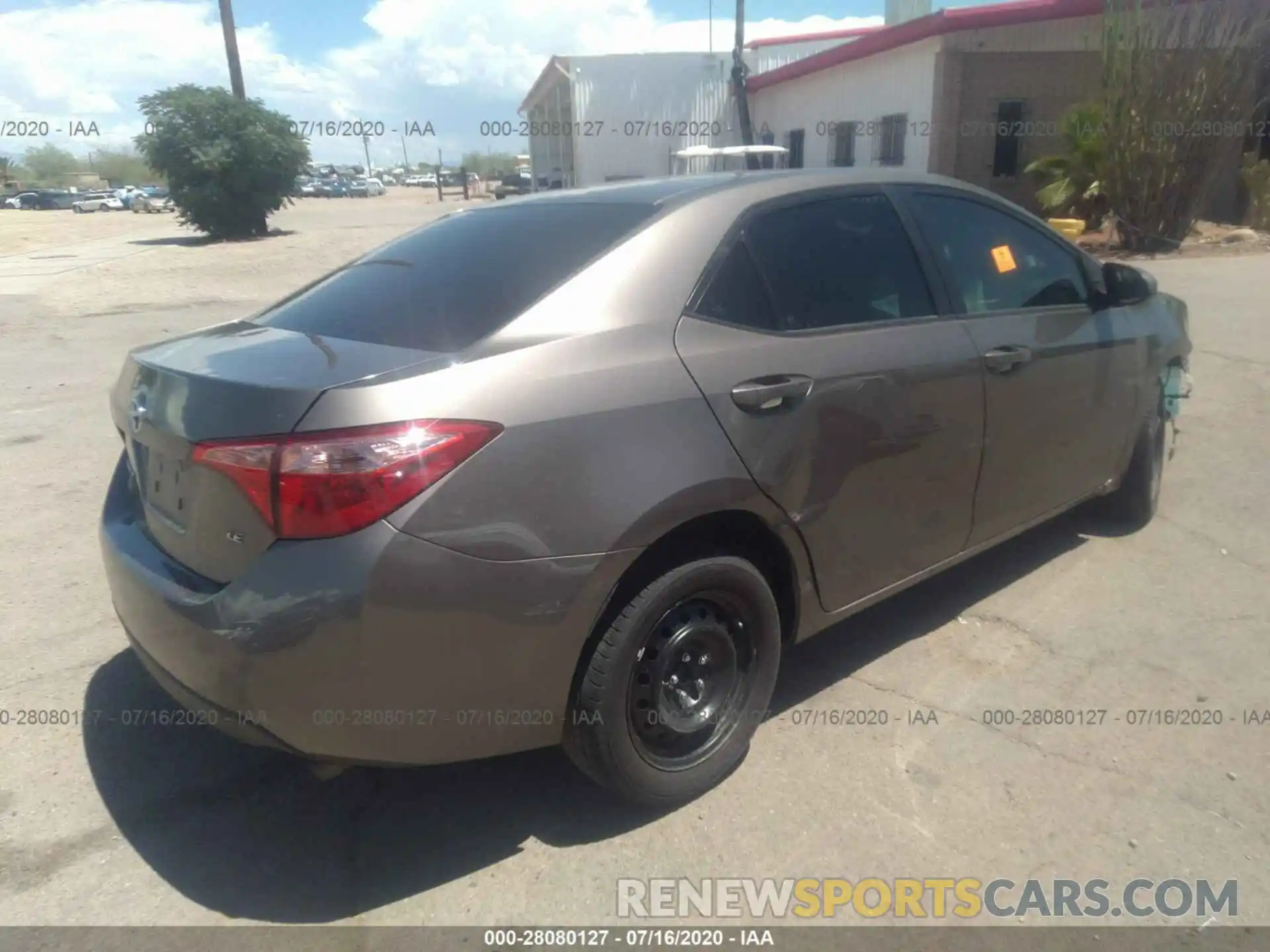 4 Photograph of a damaged car 2T1BURHE9KC199303 TOYOTA COROLLA 2019