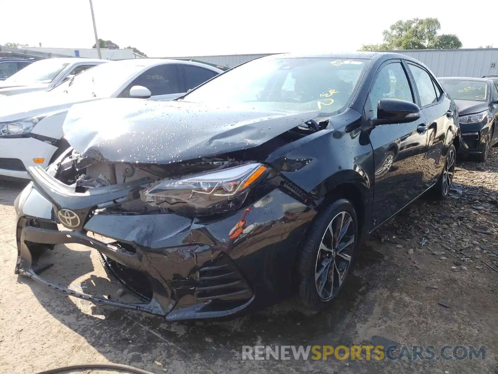 2 Photograph of a damaged car 2T1BURHE9KC199883 TOYOTA COROLLA 2019