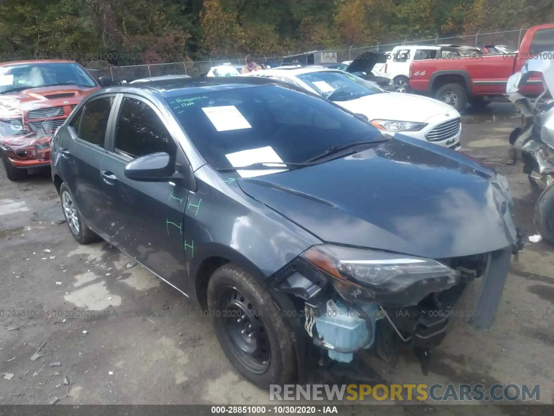 1 Photograph of a damaged car 2T1BURHE9KC200126 TOYOTA COROLLA 2019