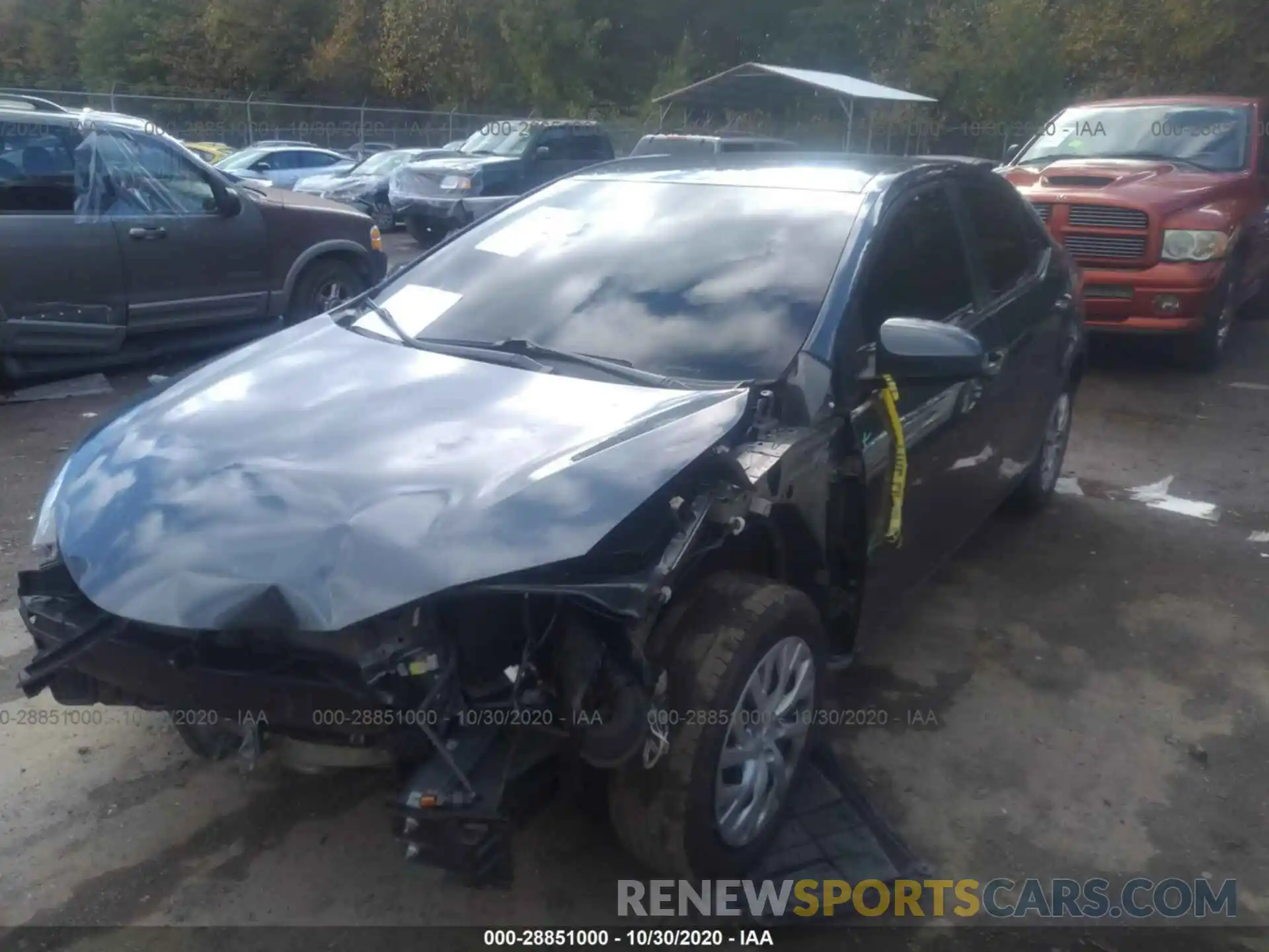 2 Photograph of a damaged car 2T1BURHE9KC200126 TOYOTA COROLLA 2019