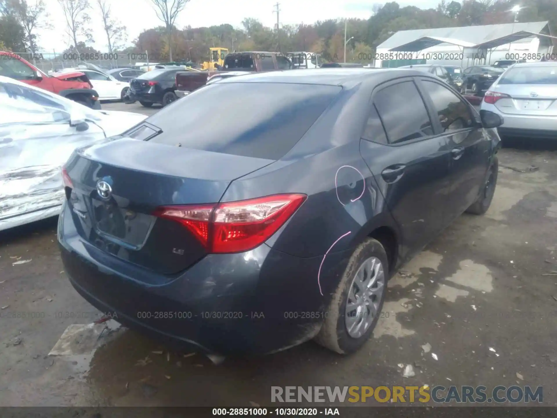 4 Photograph of a damaged car 2T1BURHE9KC200126 TOYOTA COROLLA 2019