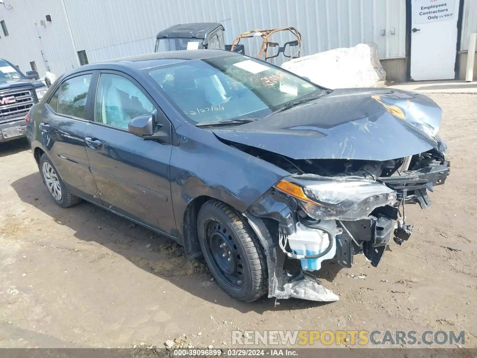 1 Photograph of a damaged car 2T1BURHE9KC200157 TOYOTA COROLLA 2019