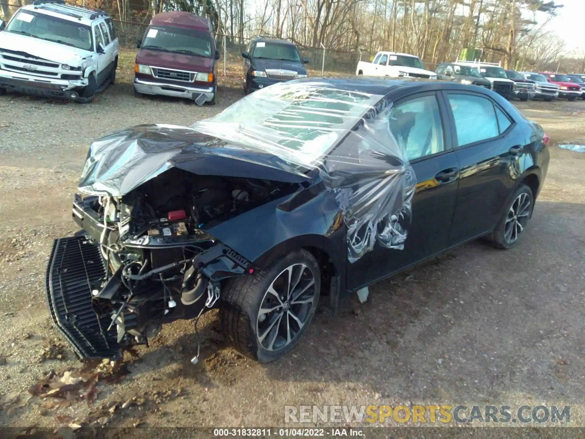 2 Photograph of a damaged car 2T1BURHE9KC200644 TOYOTA COROLLA 2019