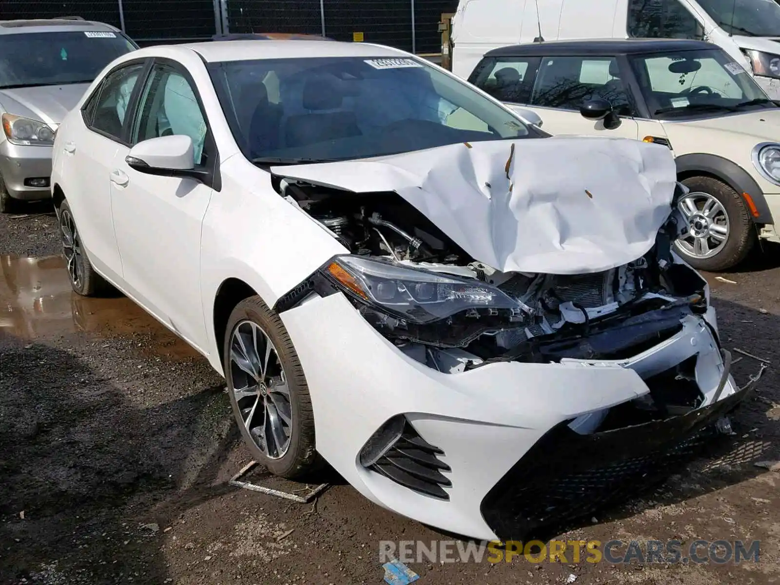 1 Photograph of a damaged car 2T1BURHE9KC200983 TOYOTA COROLLA 2019