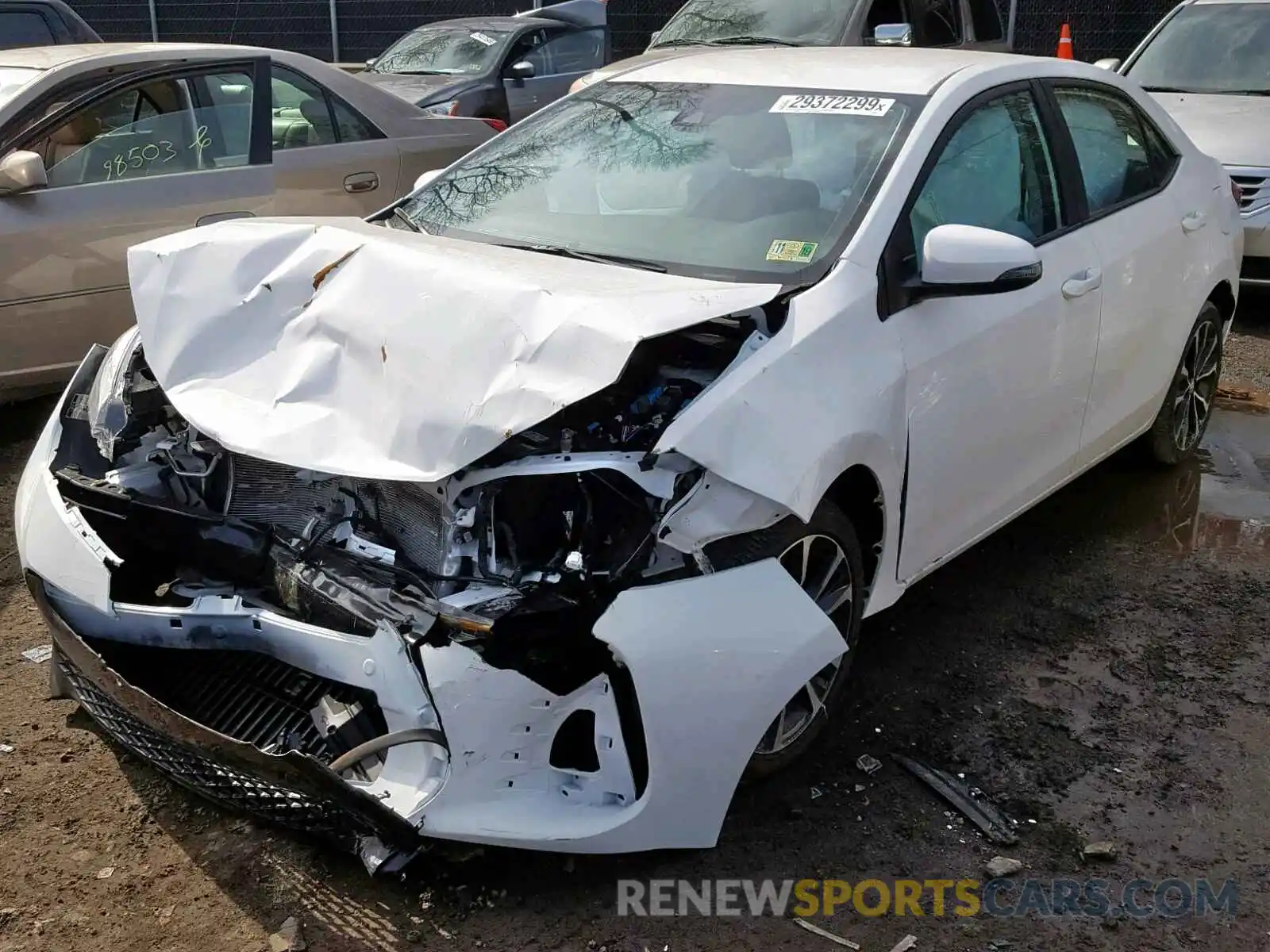 2 Photograph of a damaged car 2T1BURHE9KC200983 TOYOTA COROLLA 2019