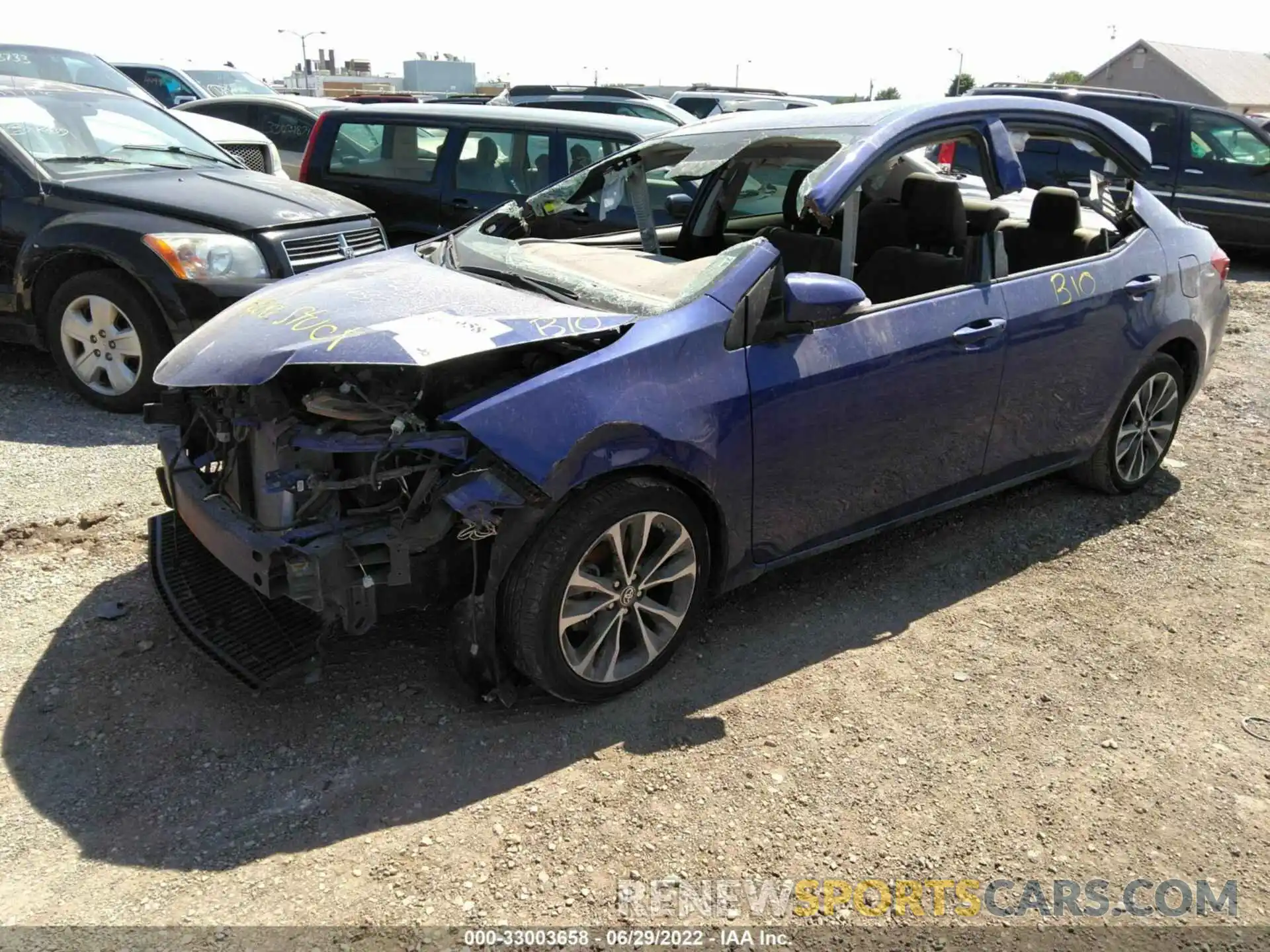 6 Photograph of a damaged car 2T1BURHE9KC201051 TOYOTA COROLLA 2019