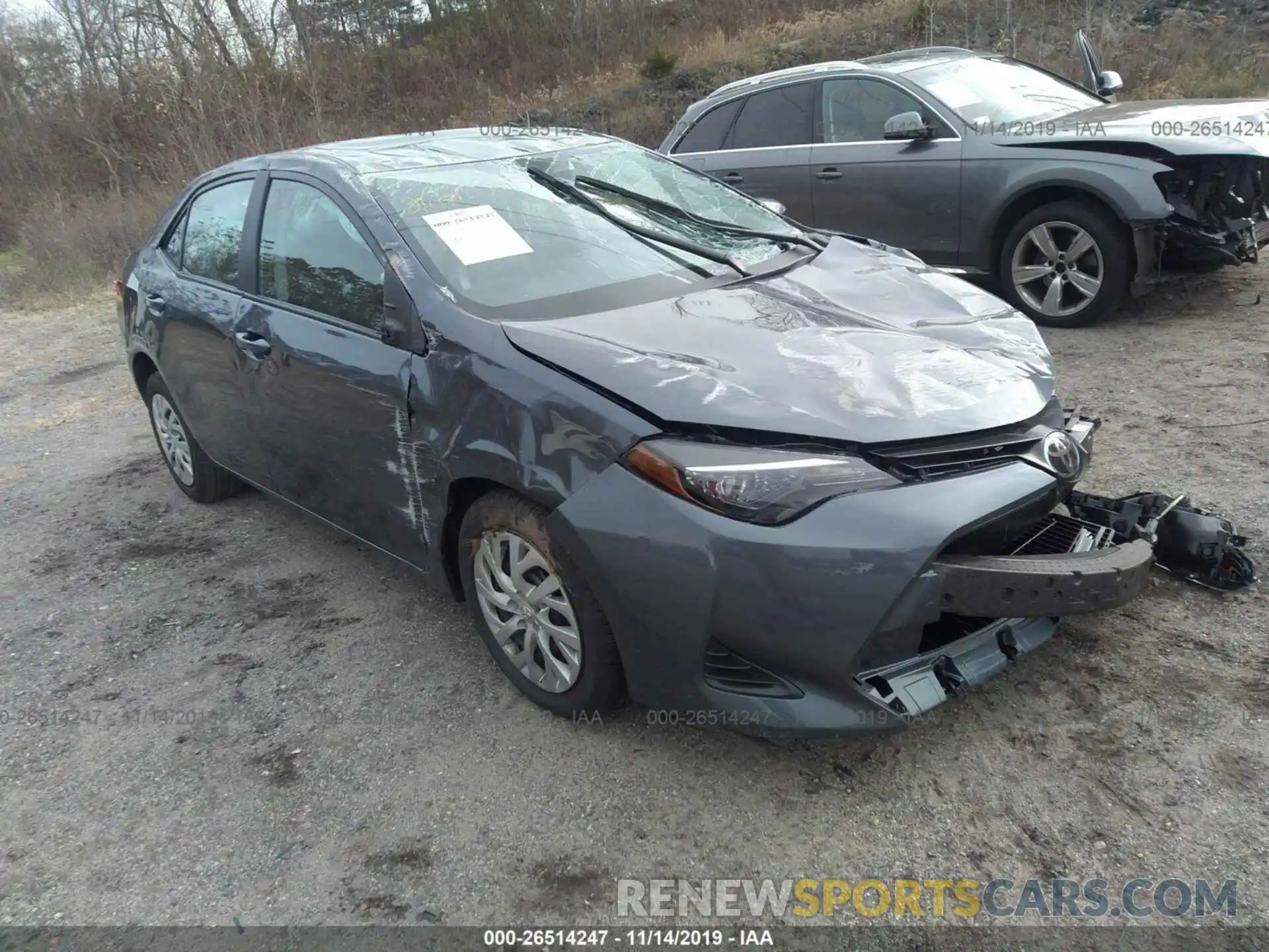 1 Photograph of a damaged car 2T1BURHE9KC201132 TOYOTA COROLLA 2019