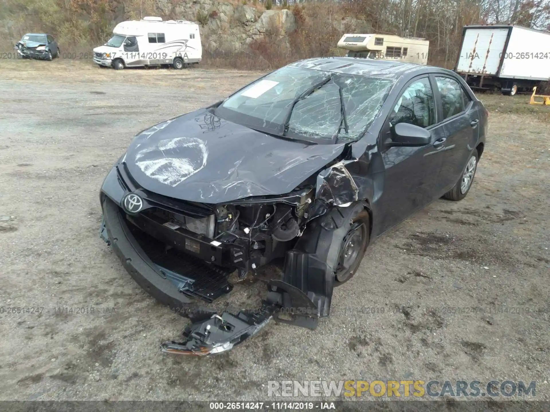 2 Photograph of a damaged car 2T1BURHE9KC201132 TOYOTA COROLLA 2019