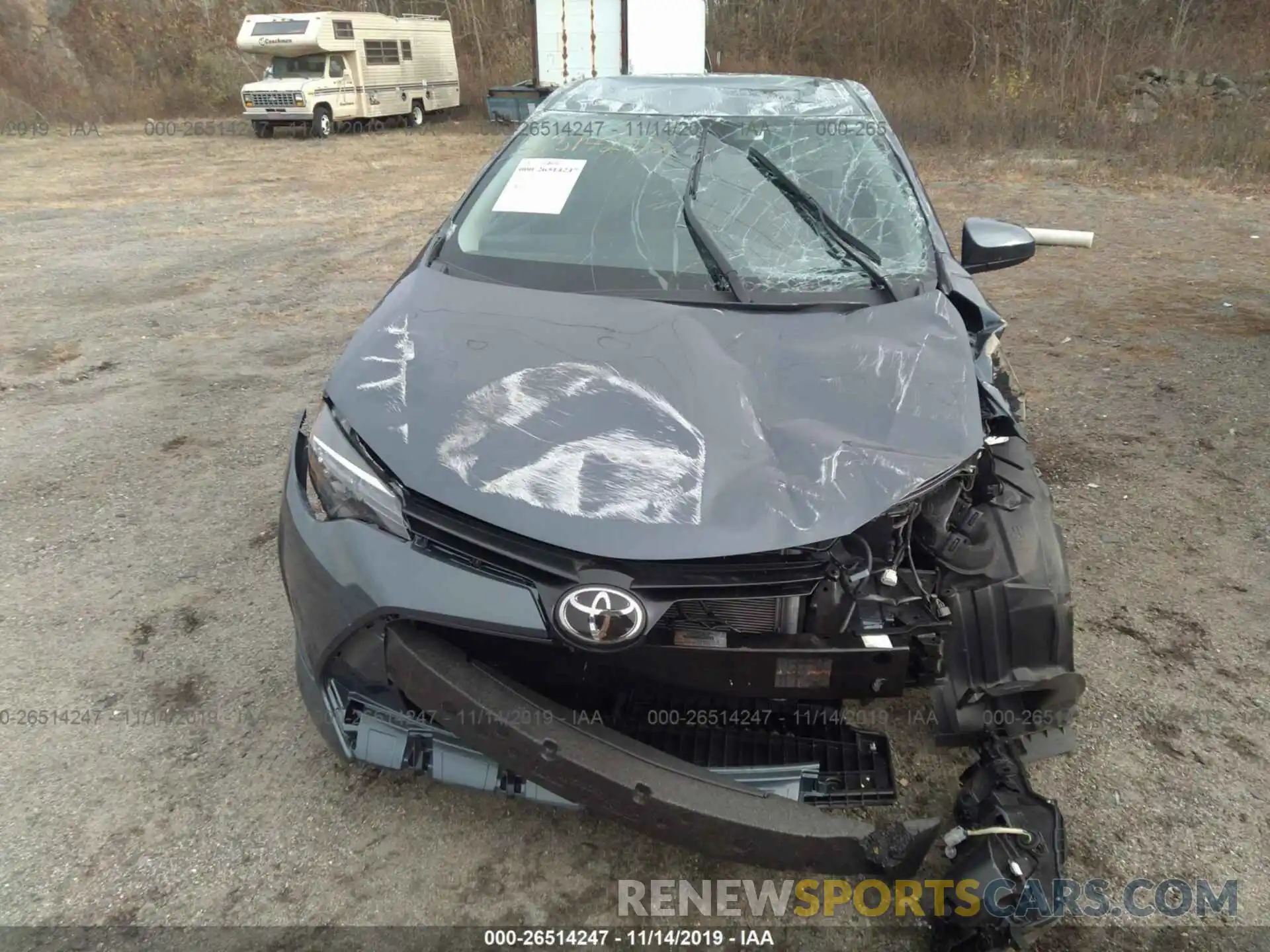 6 Photograph of a damaged car 2T1BURHE9KC201132 TOYOTA COROLLA 2019