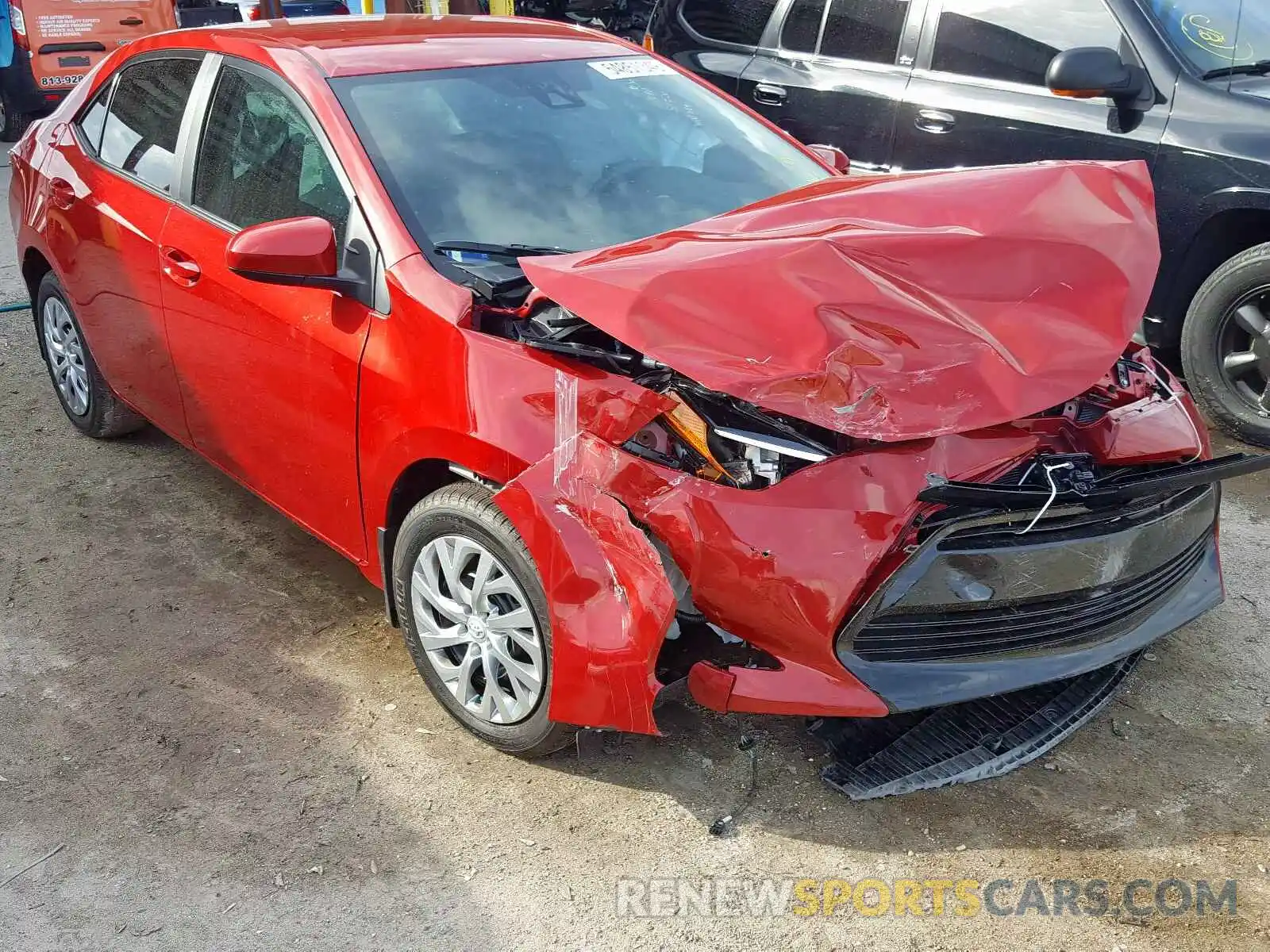 1 Photograph of a damaged car 2T1BURHE9KC201194 TOYOTA COROLLA 2019