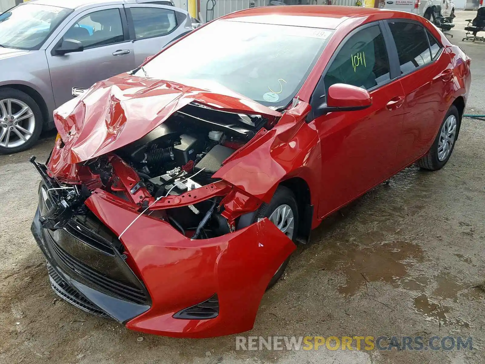 2 Photograph of a damaged car 2T1BURHE9KC201194 TOYOTA COROLLA 2019