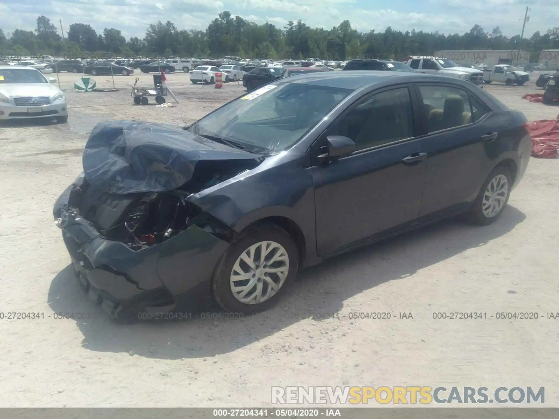 2 Photograph of a damaged car 2T1BURHE9KC201812 TOYOTA COROLLA 2019