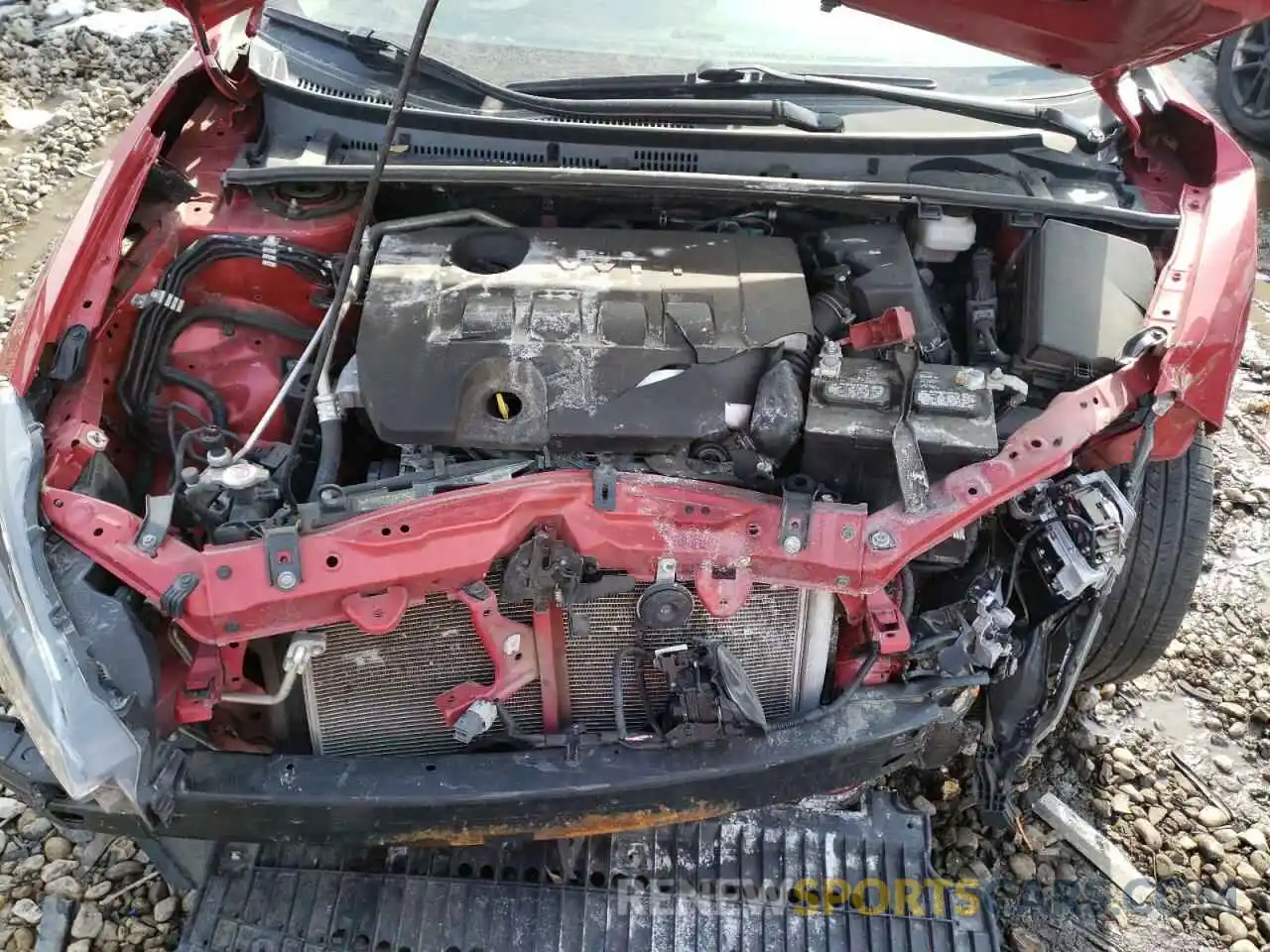 7 Photograph of a damaged car 2T1BURHE9KC202006 TOYOTA COROLLA 2019