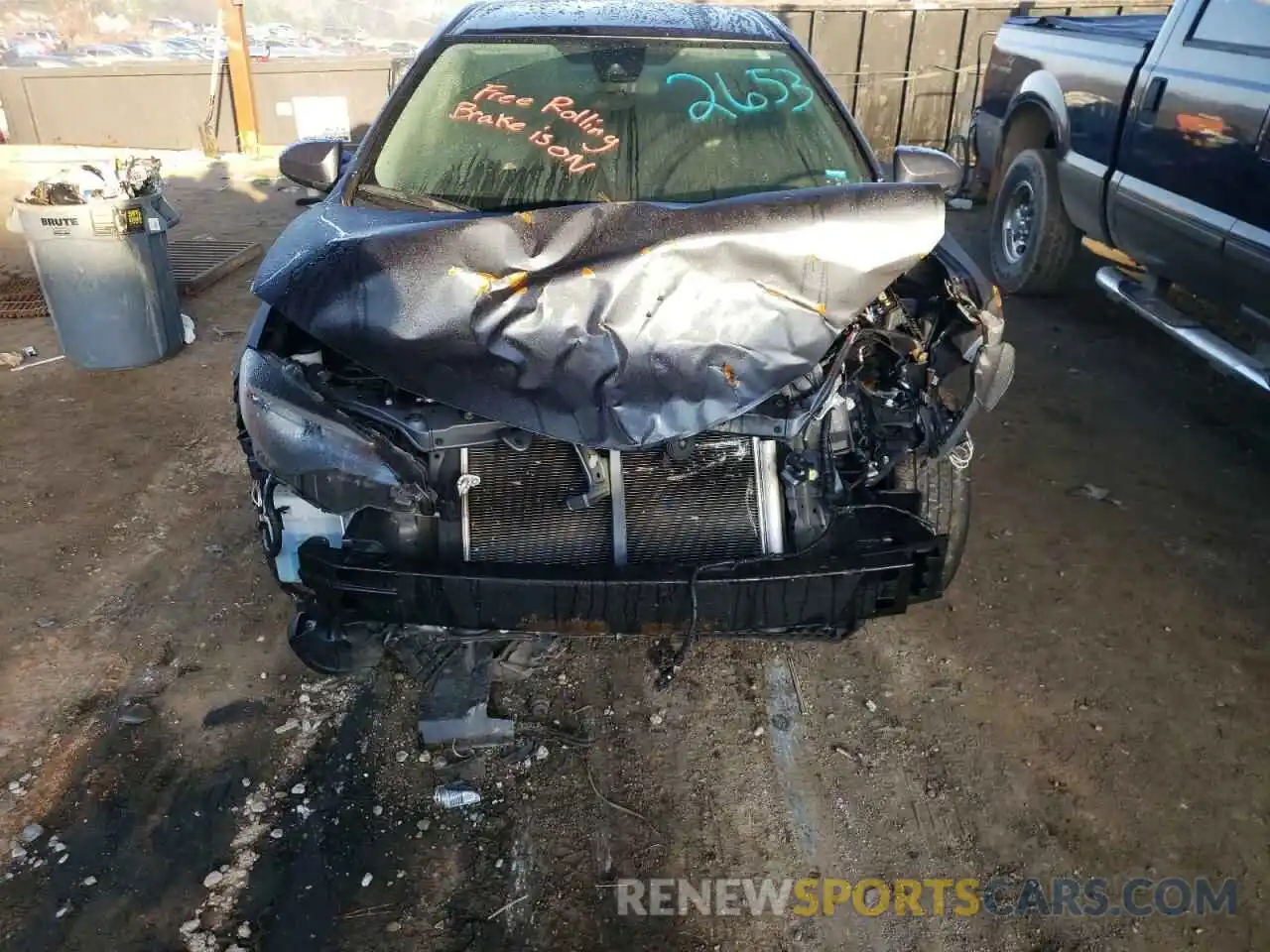 9 Photograph of a damaged car 2T1BURHE9KC202653 TOYOTA COROLLA 2019