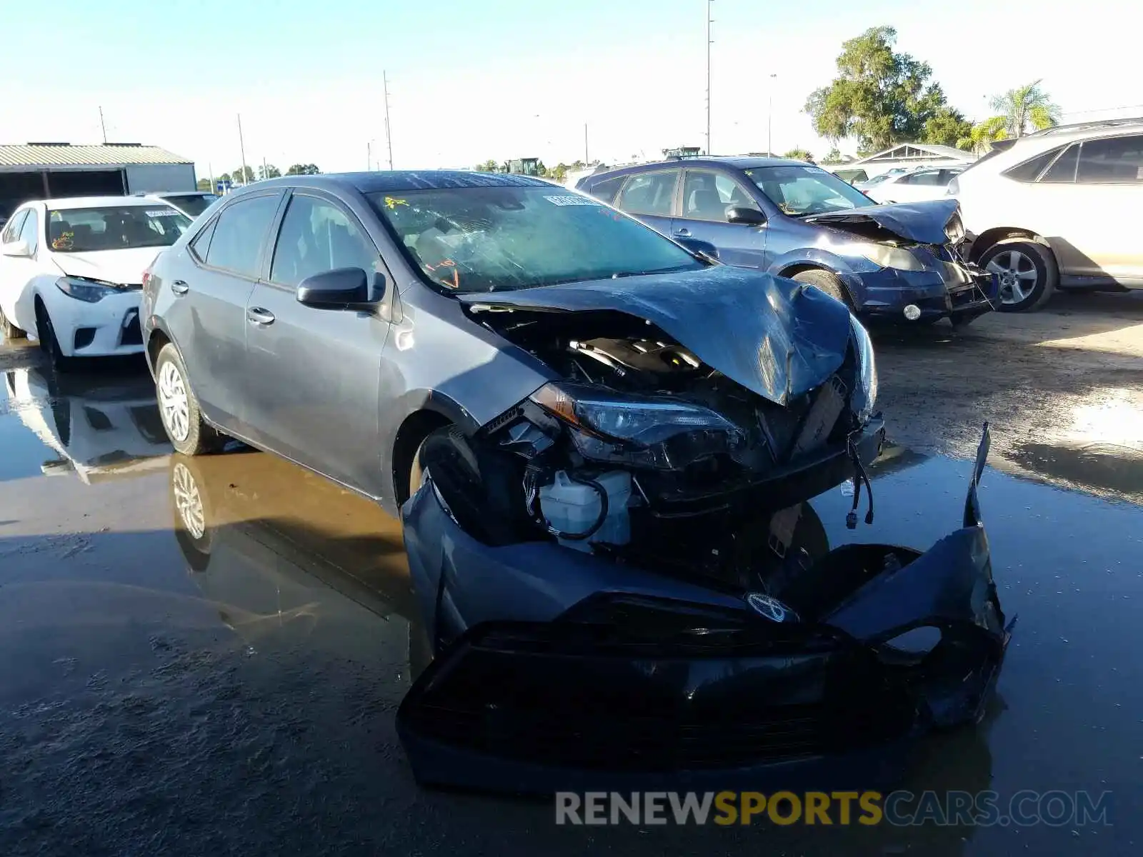 1 Photograph of a damaged car 2T1BURHE9KC202765 TOYOTA COROLLA 2019