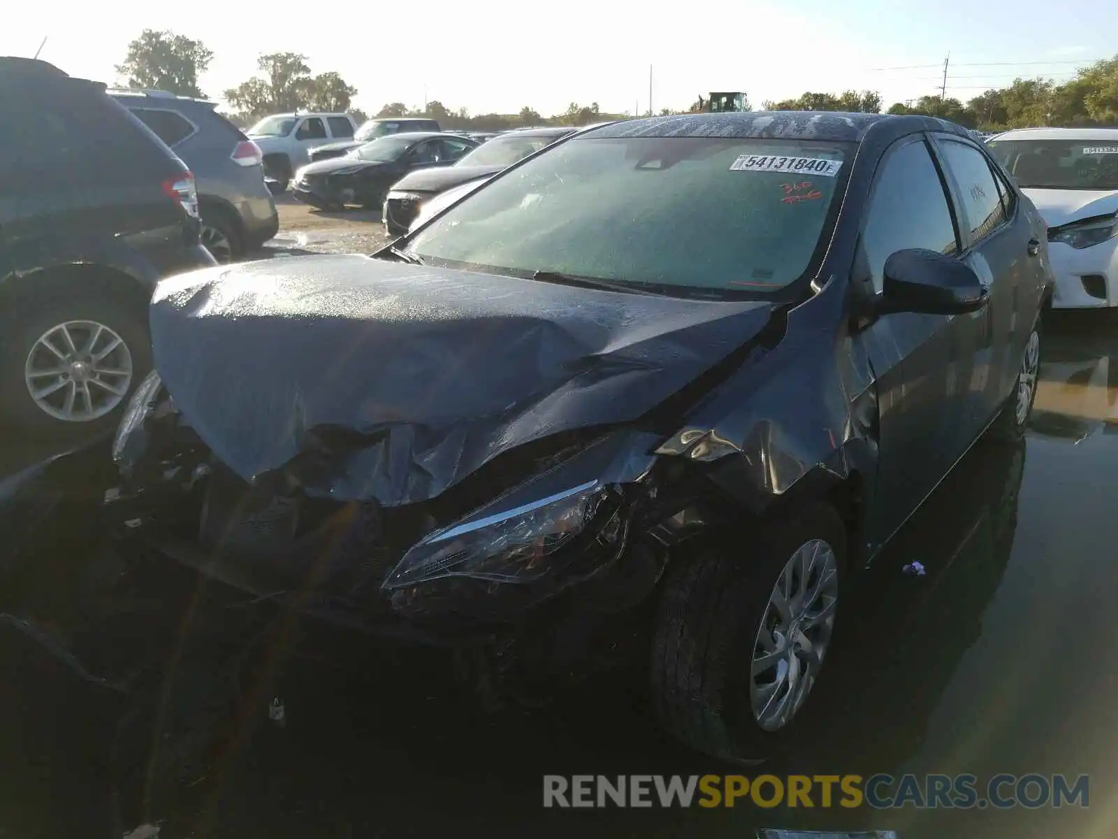 2 Photograph of a damaged car 2T1BURHE9KC202765 TOYOTA COROLLA 2019