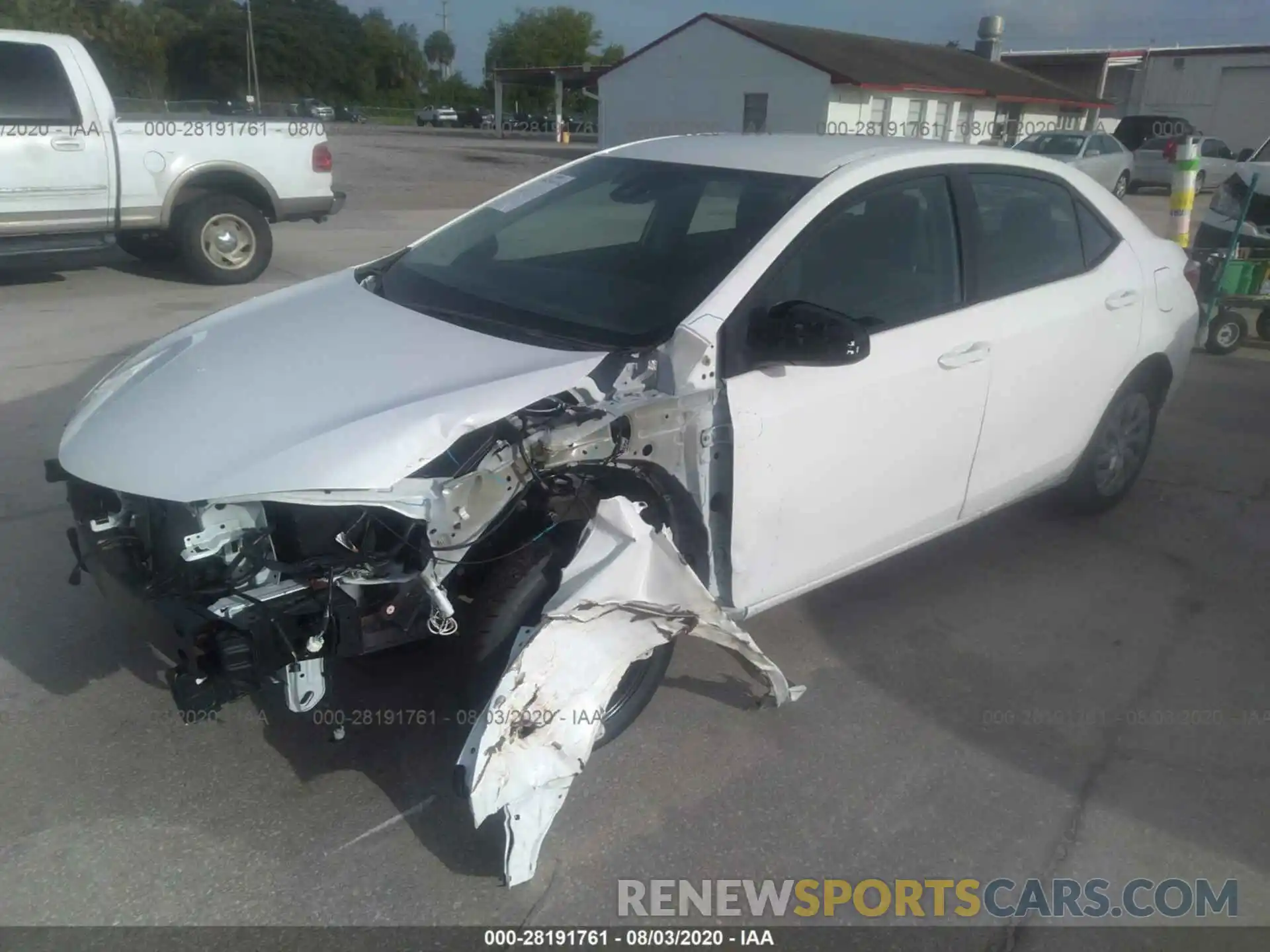 2 Photograph of a damaged car 2T1BURHE9KC202832 TOYOTA COROLLA 2019