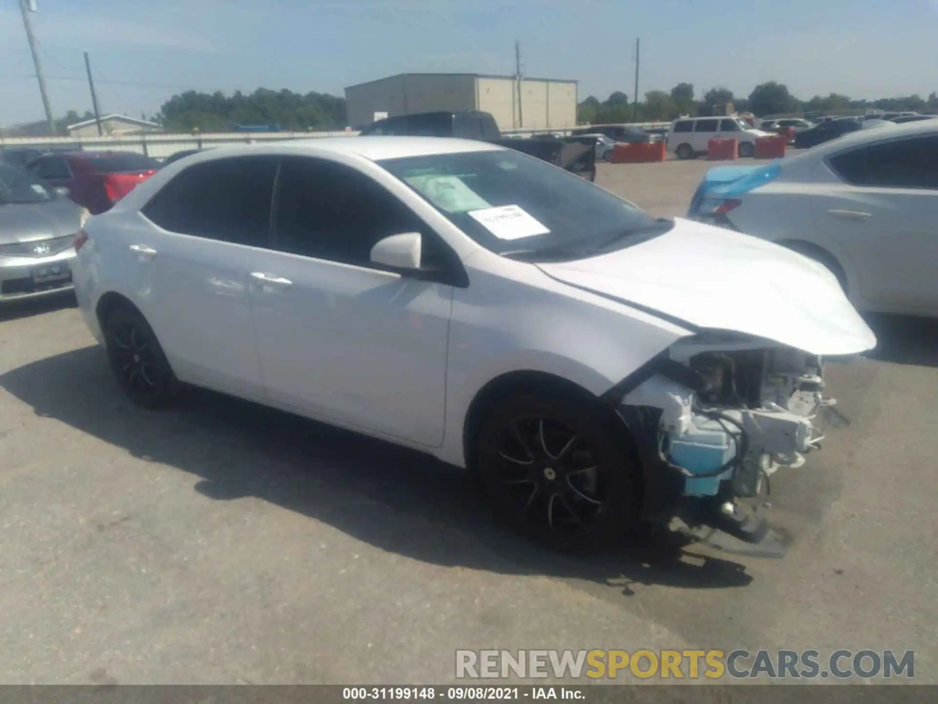 1 Photograph of a damaged car 2T1BURHE9KC203074 TOYOTA COROLLA 2019