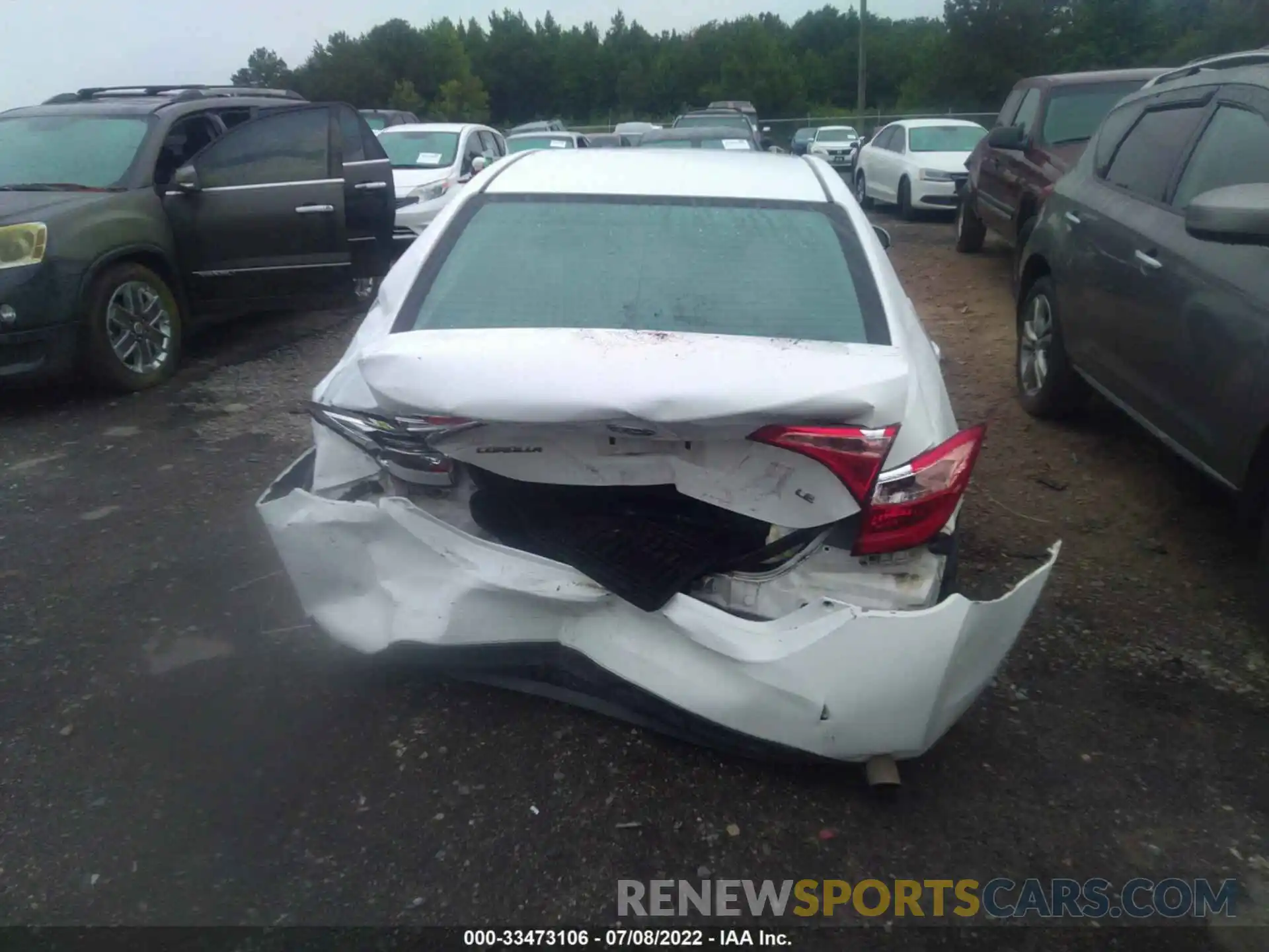 6 Photograph of a damaged car 2T1BURHE9KC204693 TOYOTA COROLLA 2019