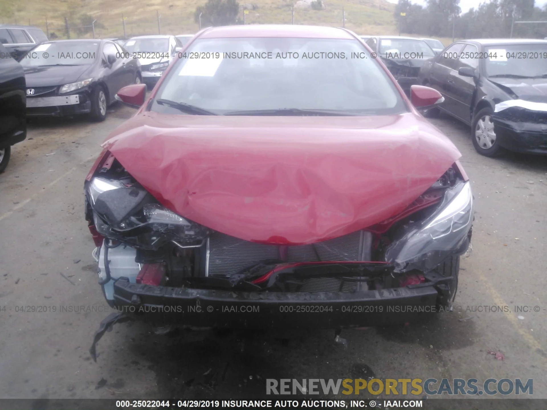 6 Photograph of a damaged car 2T1BURHE9KC205228 TOYOTA COROLLA 2019