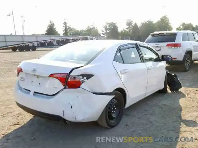 4 Photograph of a damaged car 2T1BURHE9KC205293 TOYOTA COROLLA 2019