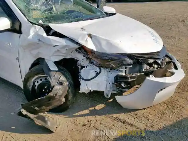 9 Photograph of a damaged car 2T1BURHE9KC205293 TOYOTA COROLLA 2019