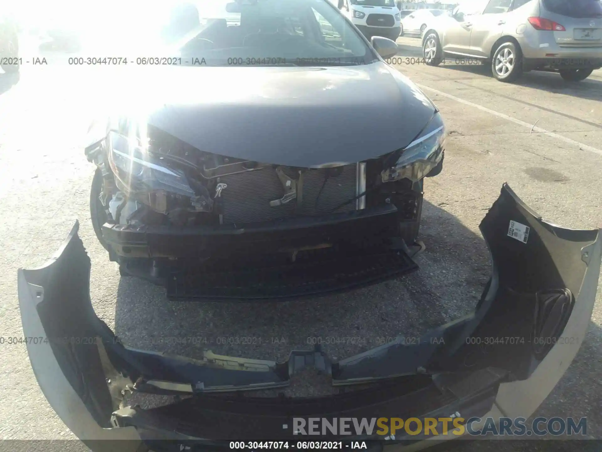 6 Photograph of a damaged car 2T1BURHE9KC205584 TOYOTA COROLLA 2019