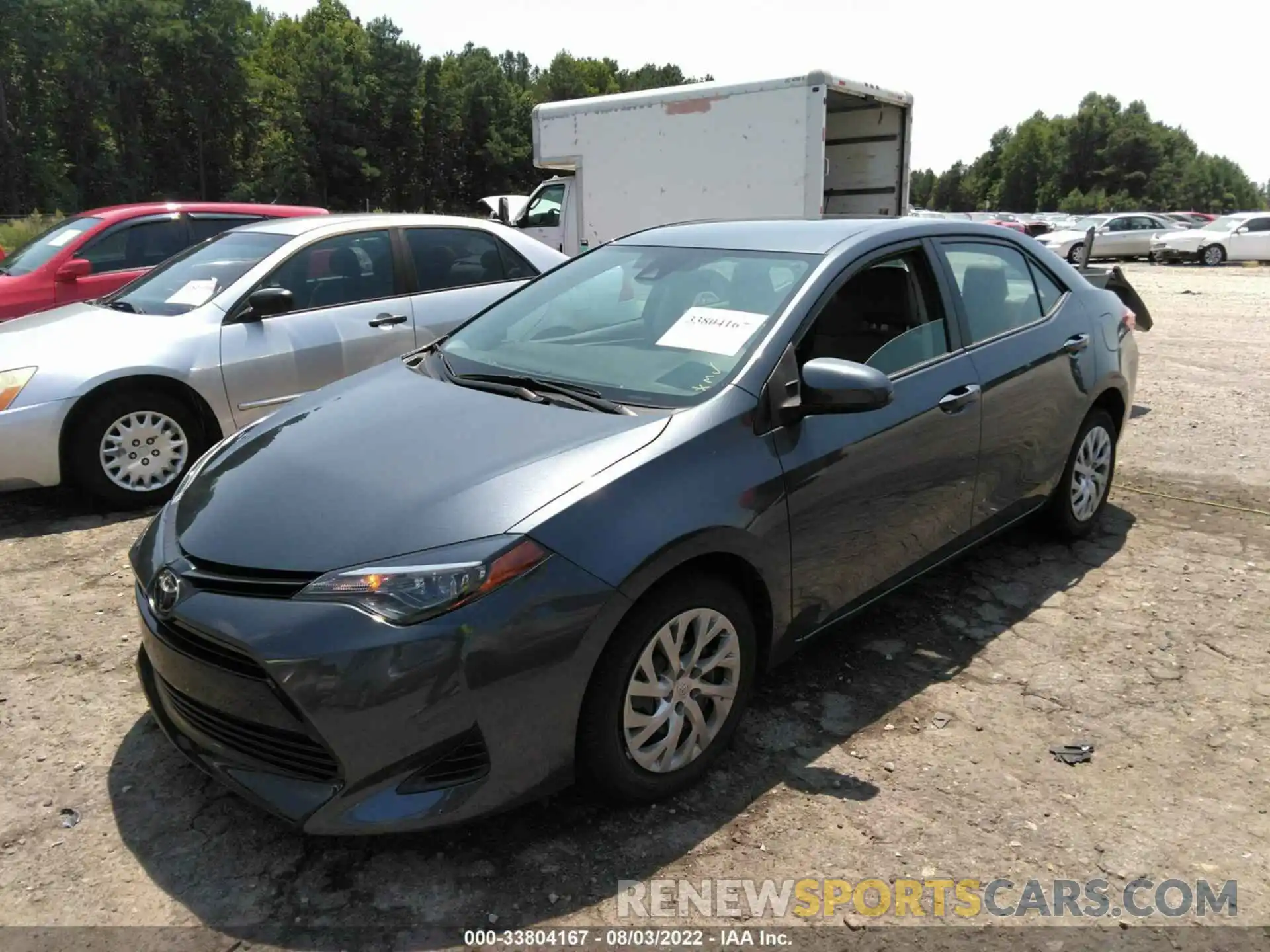 2 Photograph of a damaged car 2T1BURHE9KC205665 TOYOTA COROLLA 2019