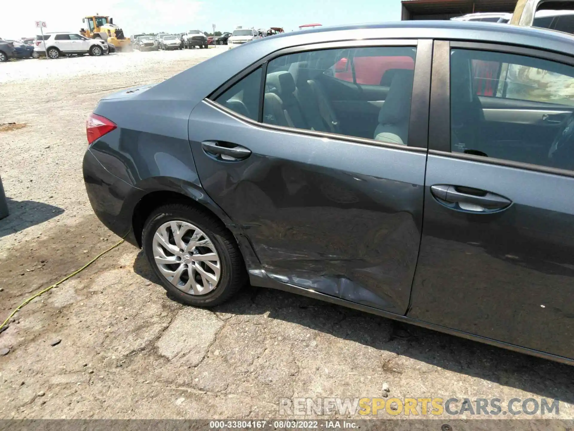 6 Photograph of a damaged car 2T1BURHE9KC205665 TOYOTA COROLLA 2019