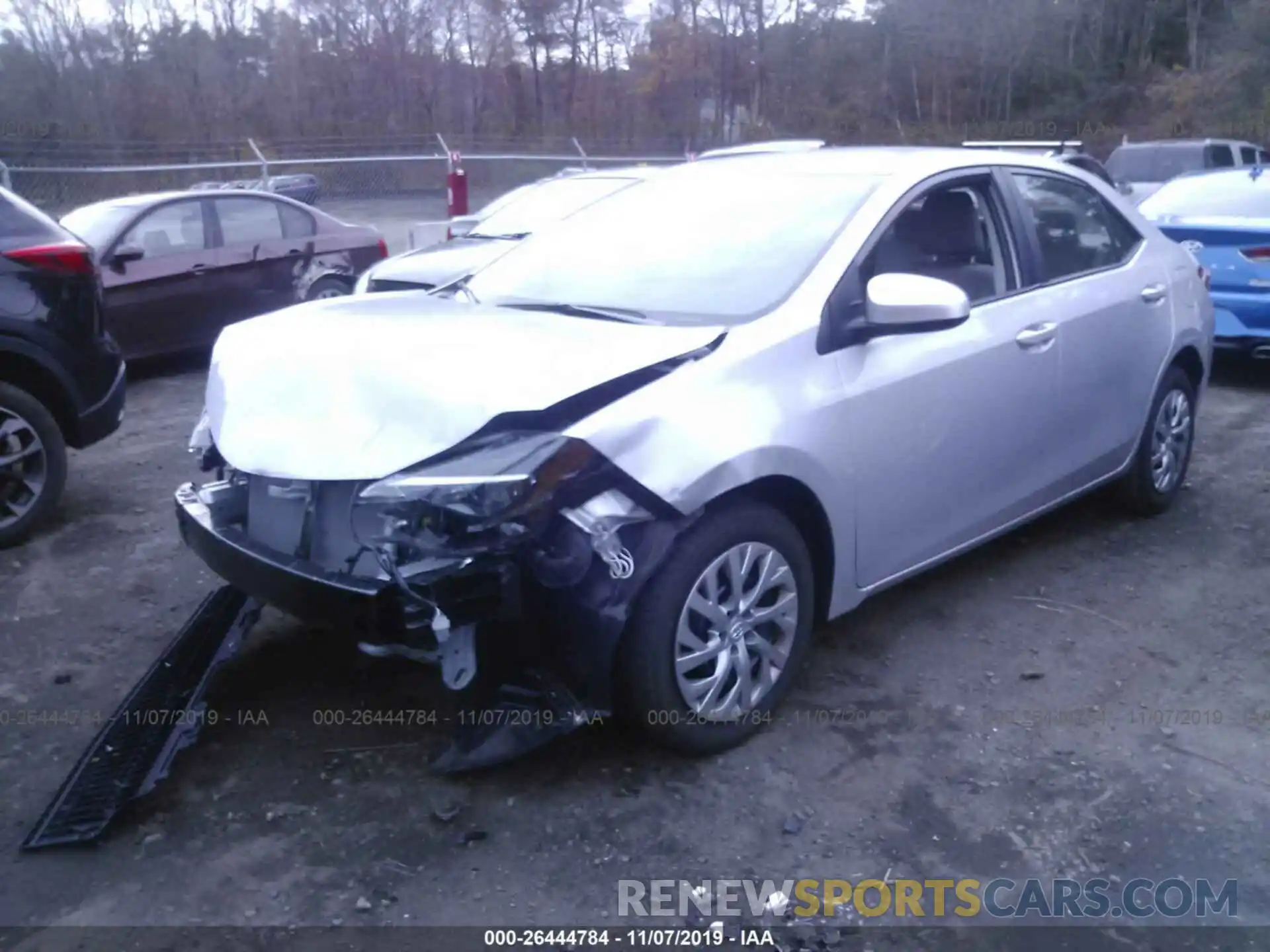 2 Photograph of a damaged car 2T1BURHE9KC206010 TOYOTA COROLLA 2019