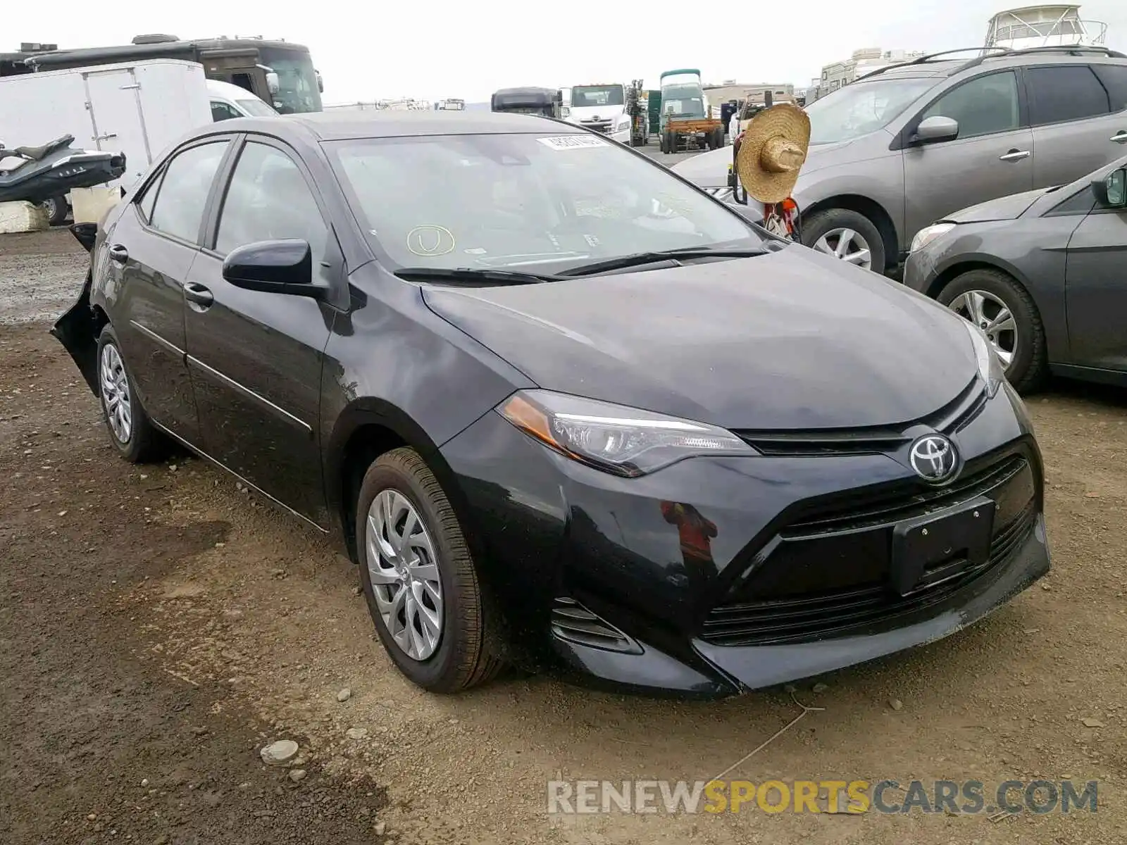 1 Photograph of a damaged car 2T1BURHE9KC206153 TOYOTA COROLLA 2019