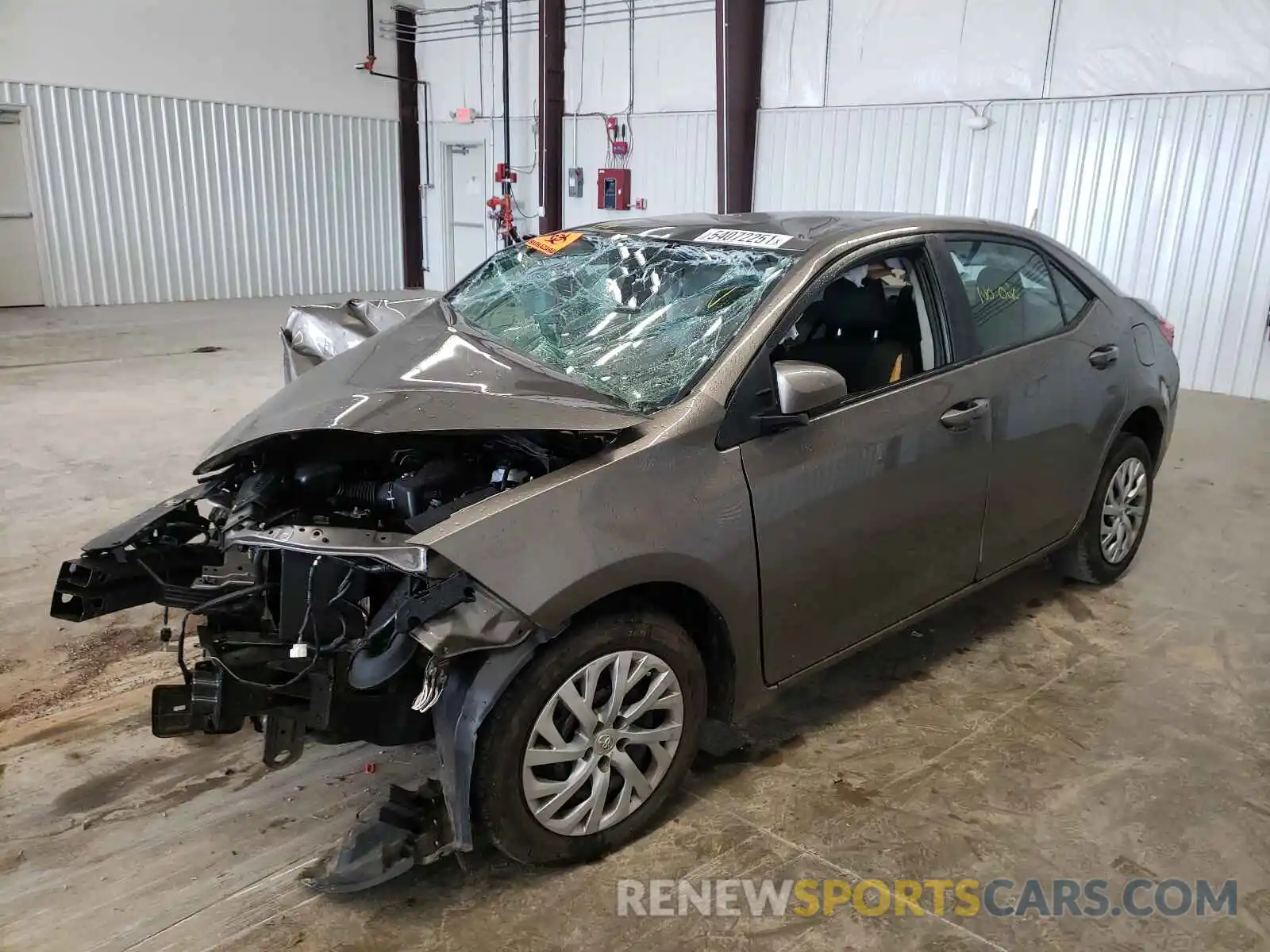 2 Photograph of a damaged car 2T1BURHE9KC206198 TOYOTA COROLLA 2019