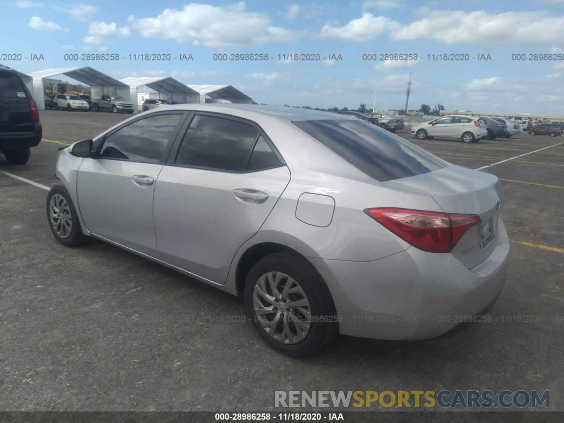 3 Photograph of a damaged car 2T1BURHE9KC206332 TOYOTA COROLLA 2019