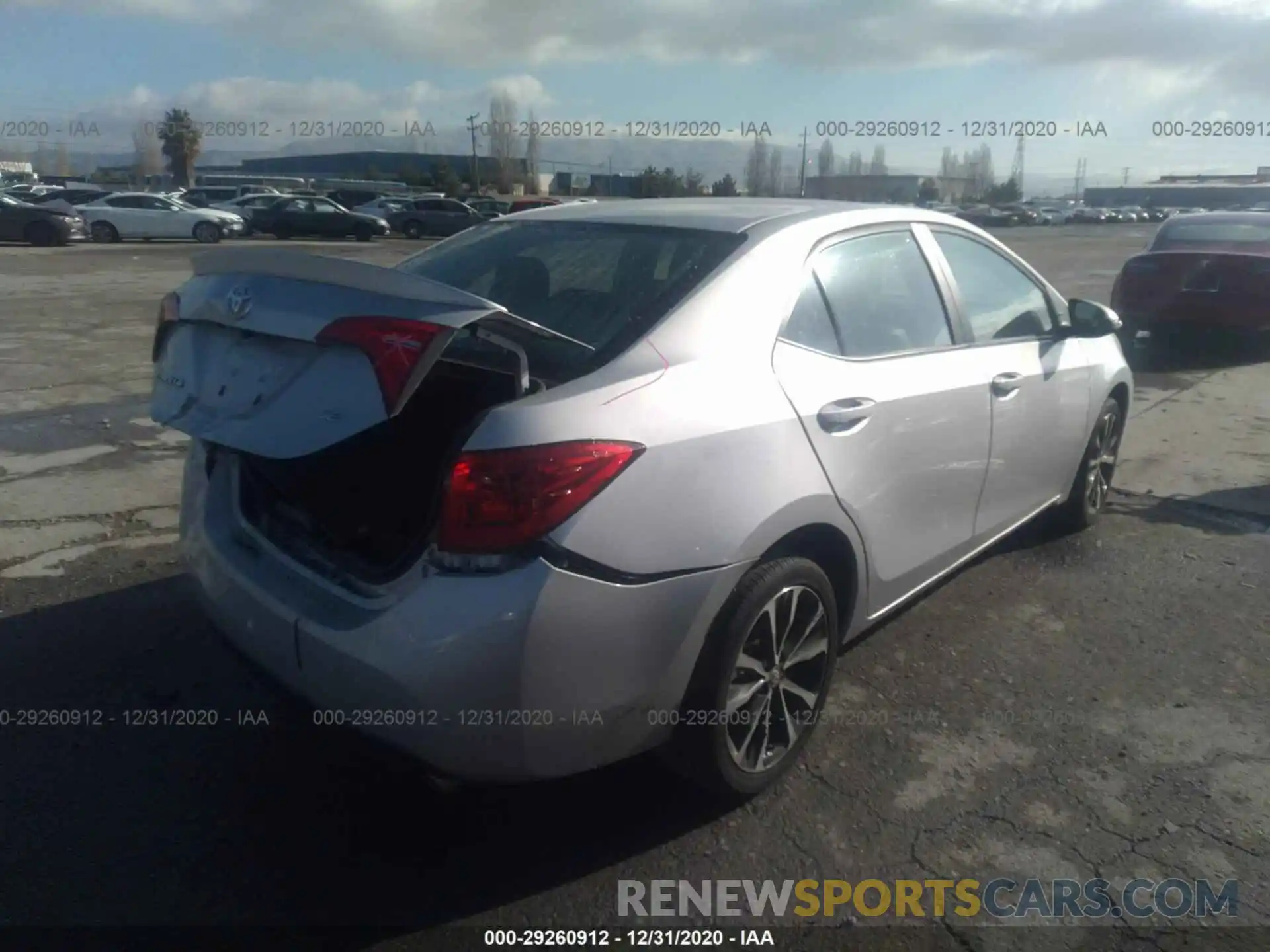 4 Photograph of a damaged car 2T1BURHE9KC206430 TOYOTA COROLLA 2019