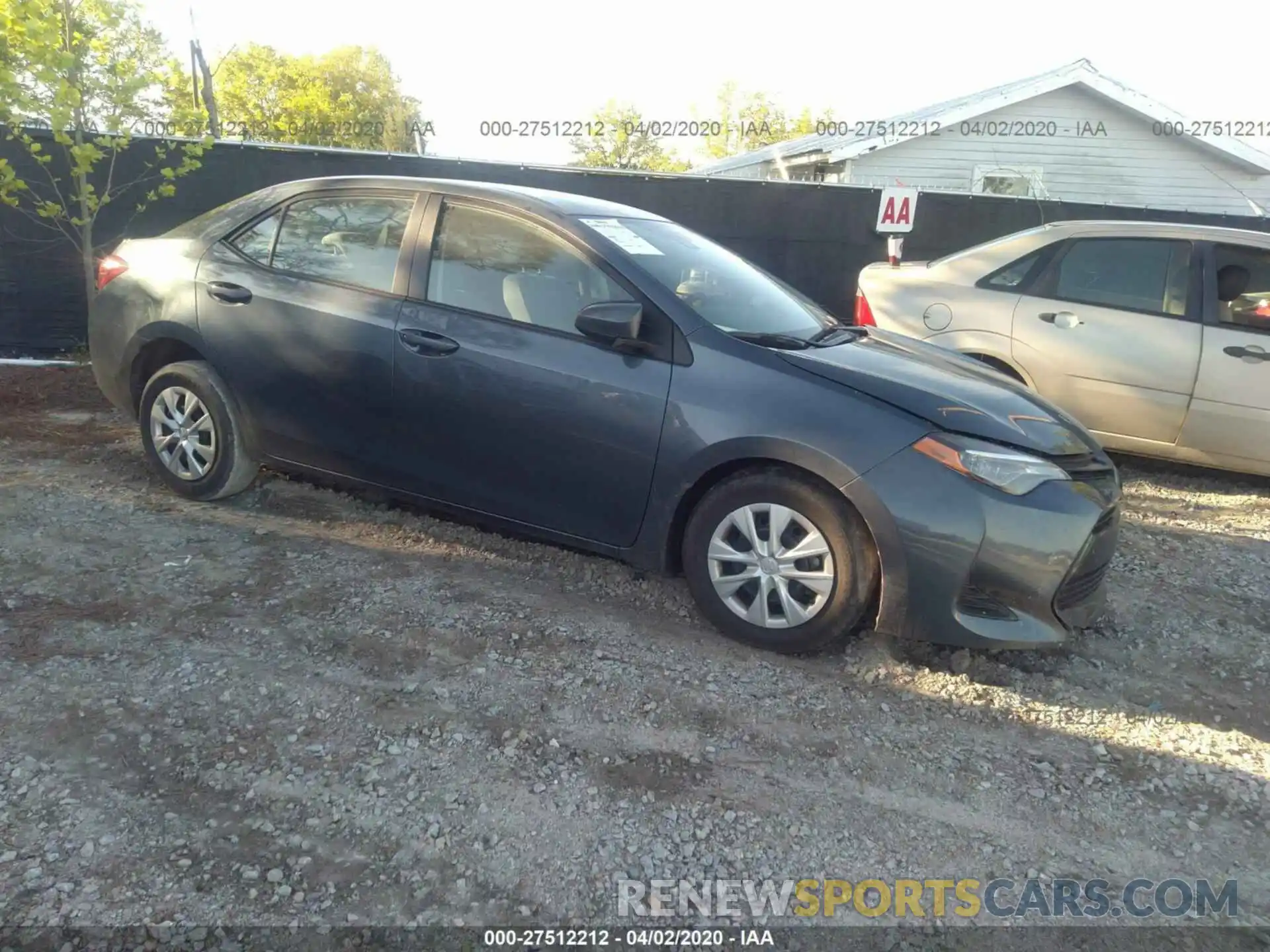 1 Photograph of a damaged car 2T1BURHE9KC206492 TOYOTA COROLLA 2019