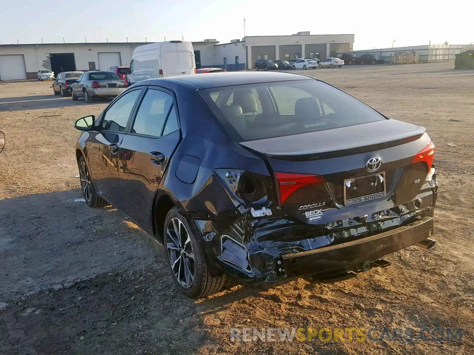 3 Photograph of a damaged car 2T1BURHE9KC206881 TOYOTA COROLLA 2019